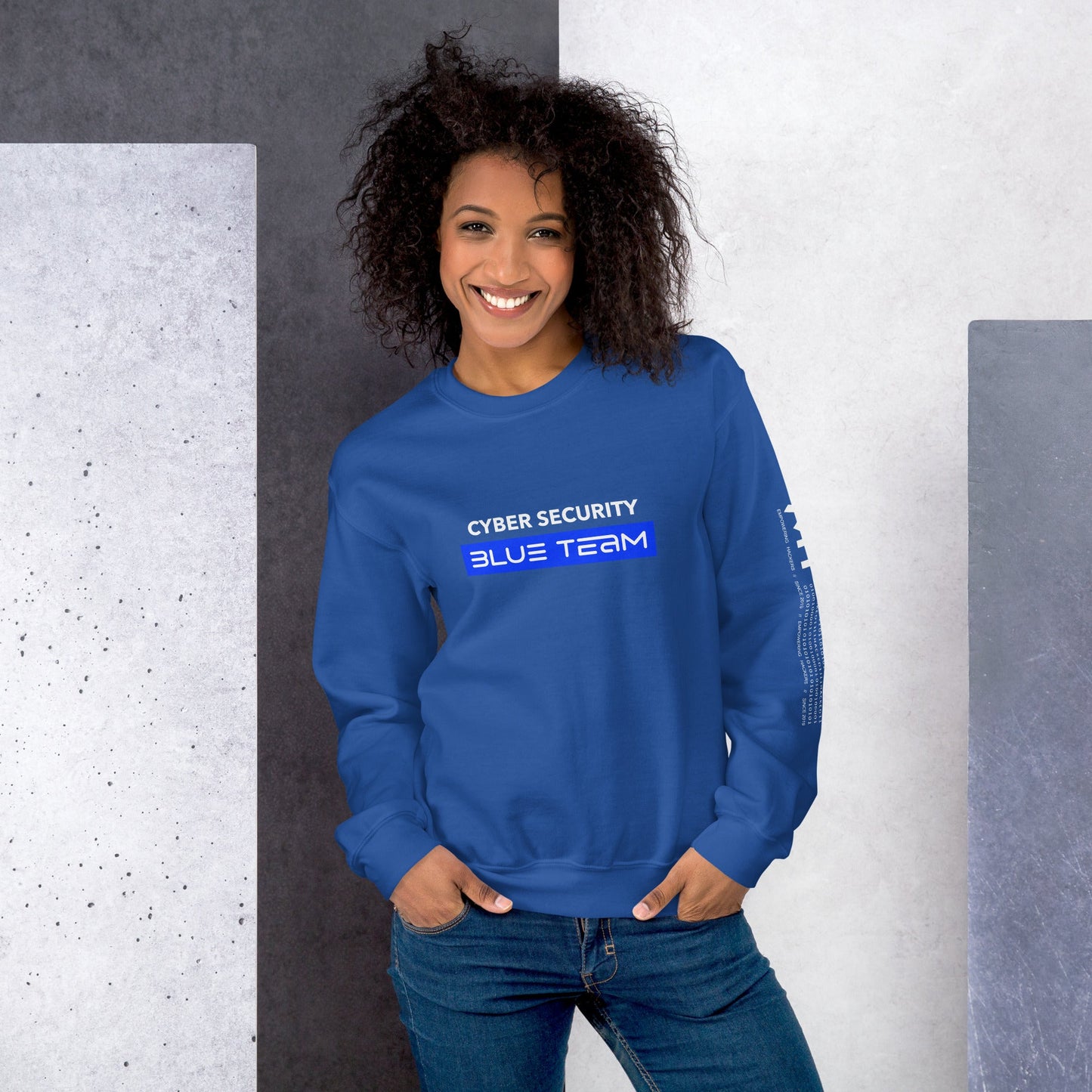 Cyber Security Blue Team V8 - Unisex Sweatshirt by DarkByteGear