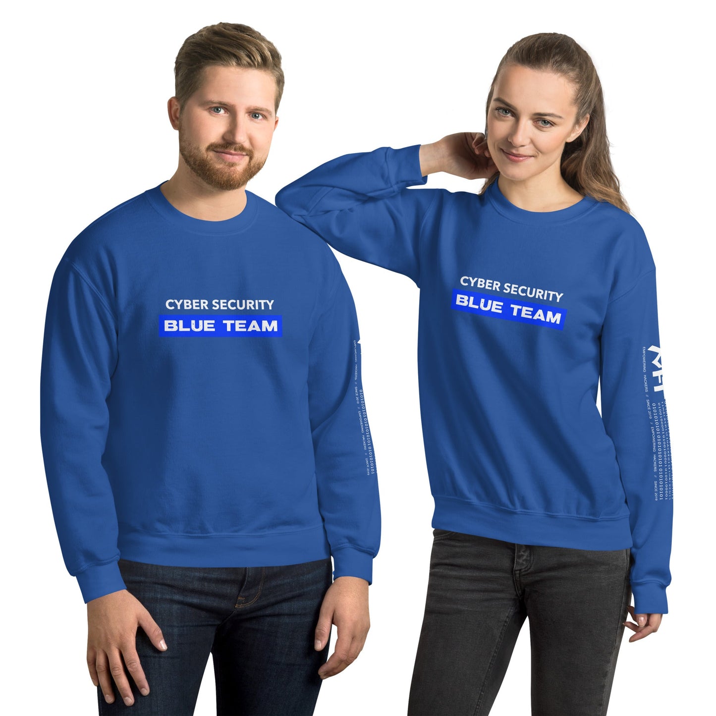 Cyber Security Blue Team V9 - Unisex Sweatshirt by DarkByteGear