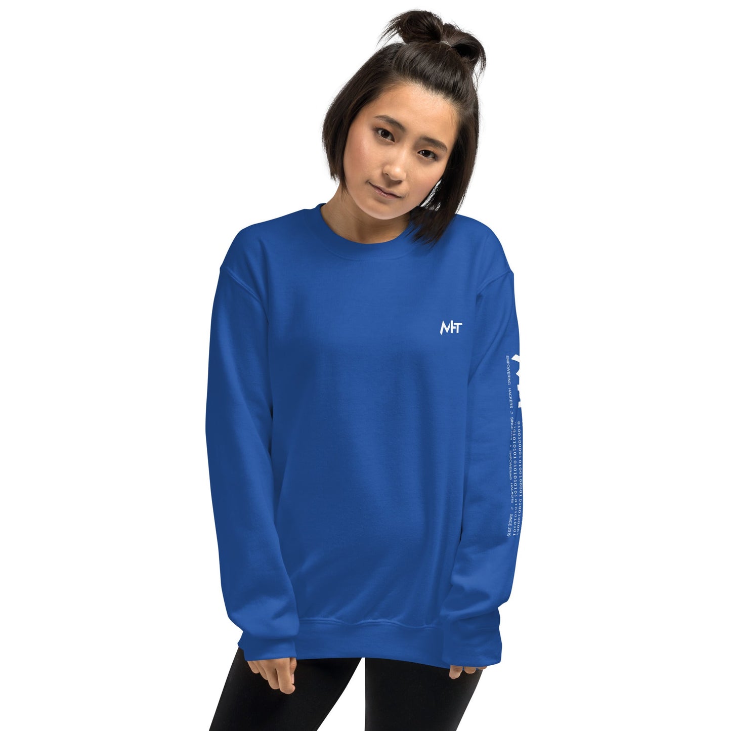Cyber Security Blue Team V10 - Unisex Sweatshirt ( Back Print ) by DarkByteGear