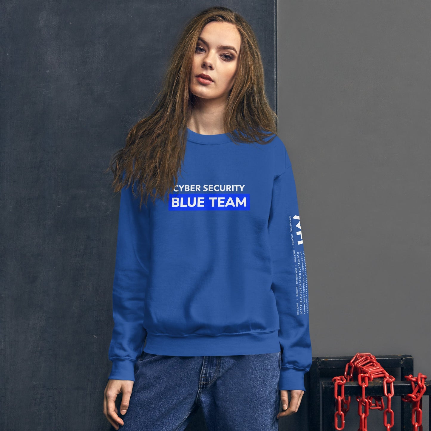 Cyber Security Blue Team V11 - Unisex Sweatshirt by DarkByteGear