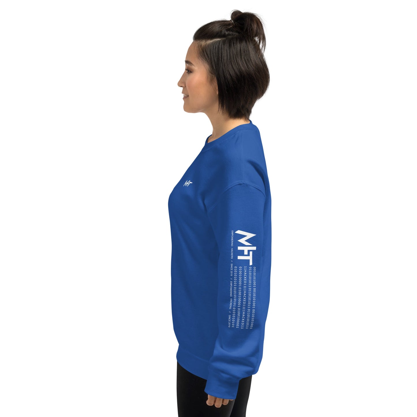 Cyber Security Blue Team V10 - Unisex Sweatshirt ( Back Print ) by DarkByteGear
