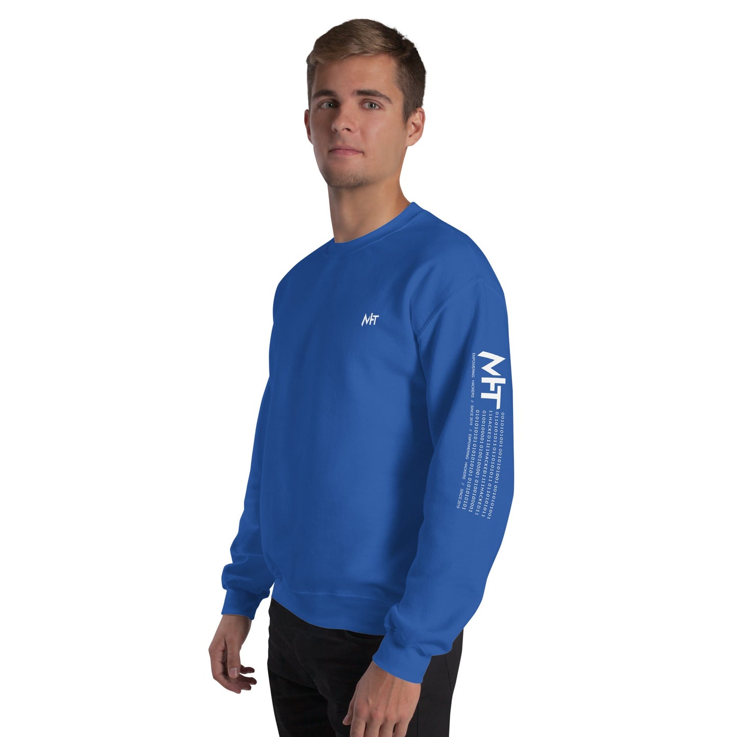 Cyber Security Blue Team V1 - Unisex Sweatshirt ( Back Print ) by DarkByteGear