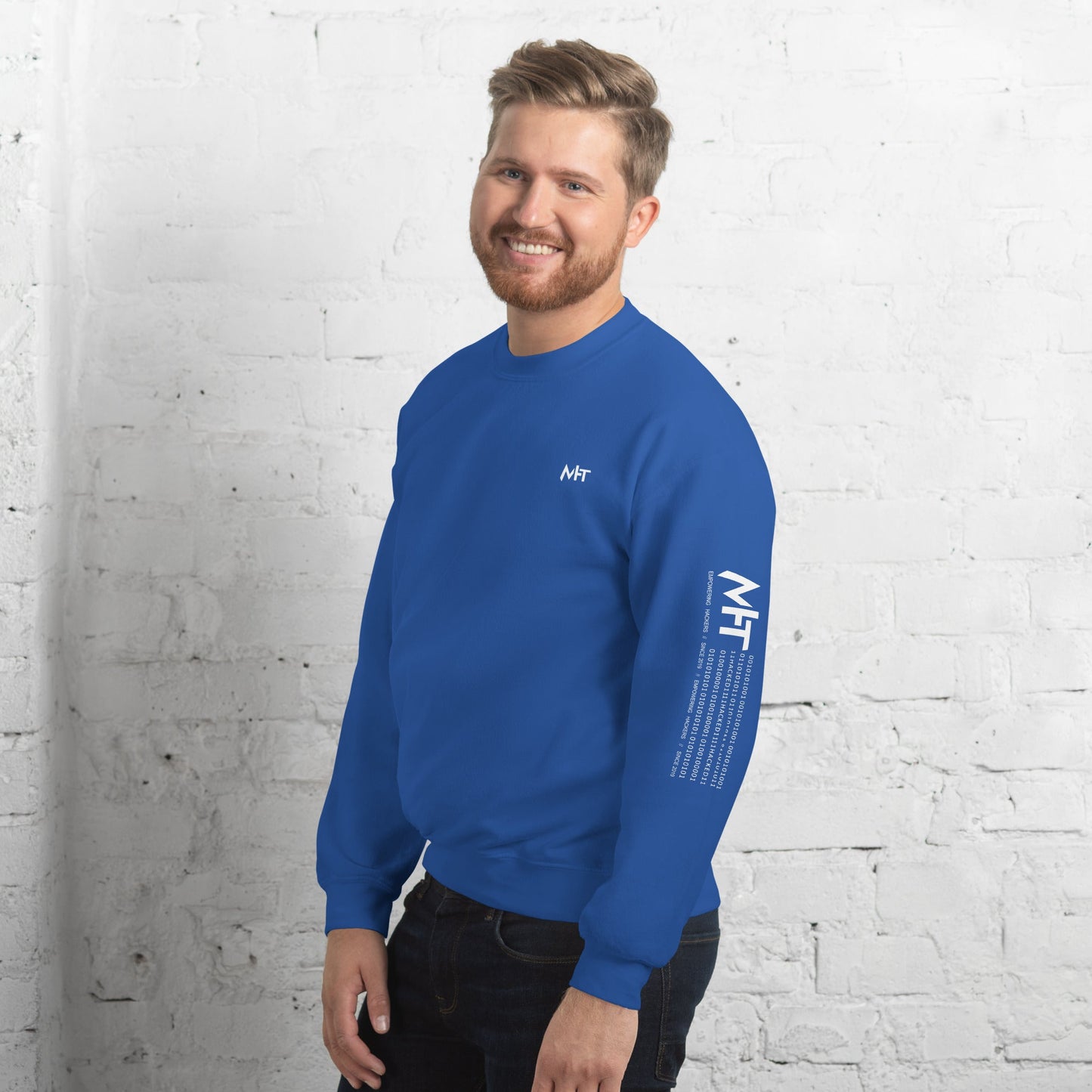 Cyber Security Blue Team V13 - Unisex Sweatshirt ( Back Print ) by DarkByteGear