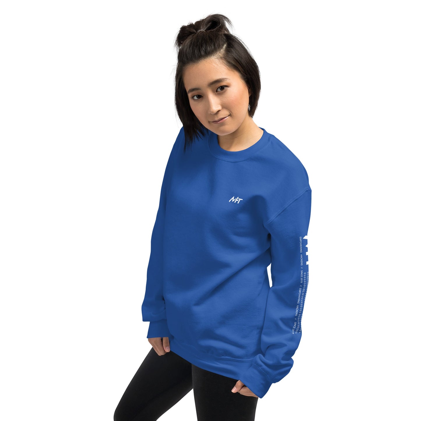 Cyber Security Blue Team V15 - Unisex Sweatshirt ( Back Print ) by DarkByteGear