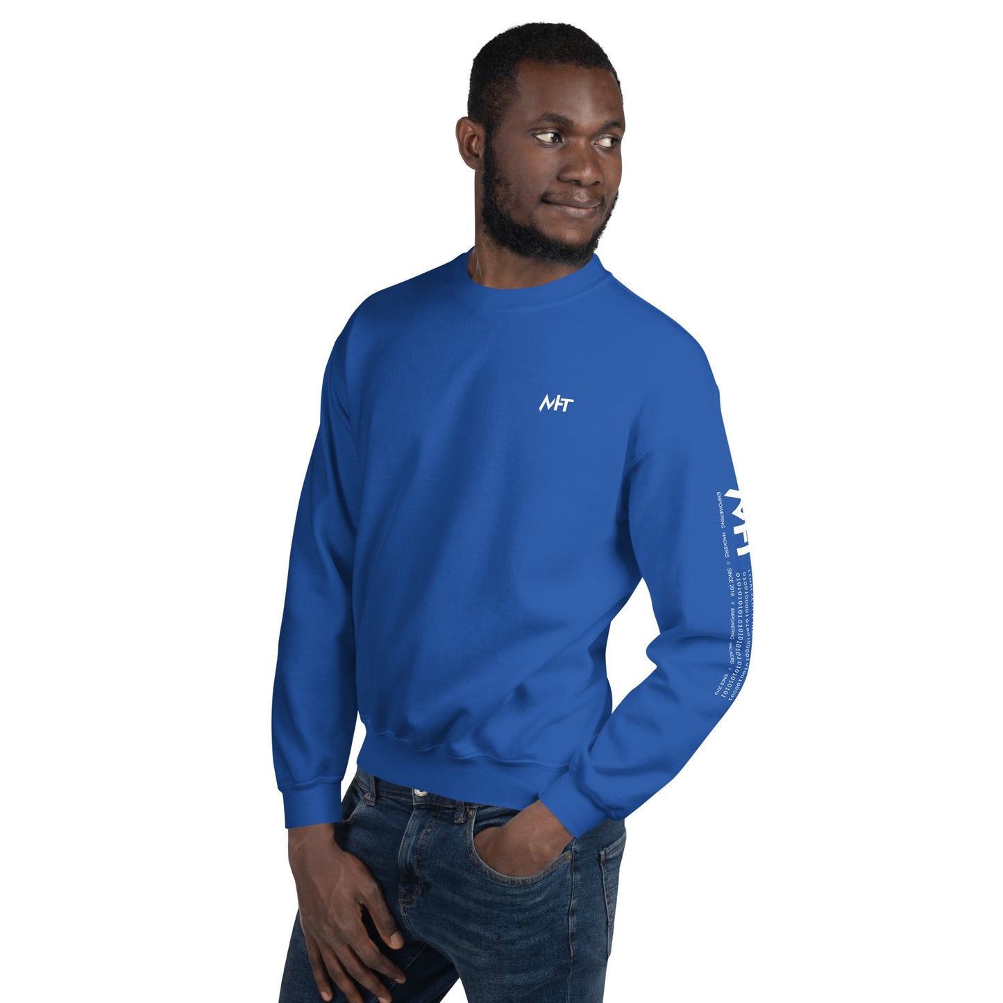 Cyber Security Blue Team V17 - Unisex Sweatshirt ( Back Print ) by DarkByteGear