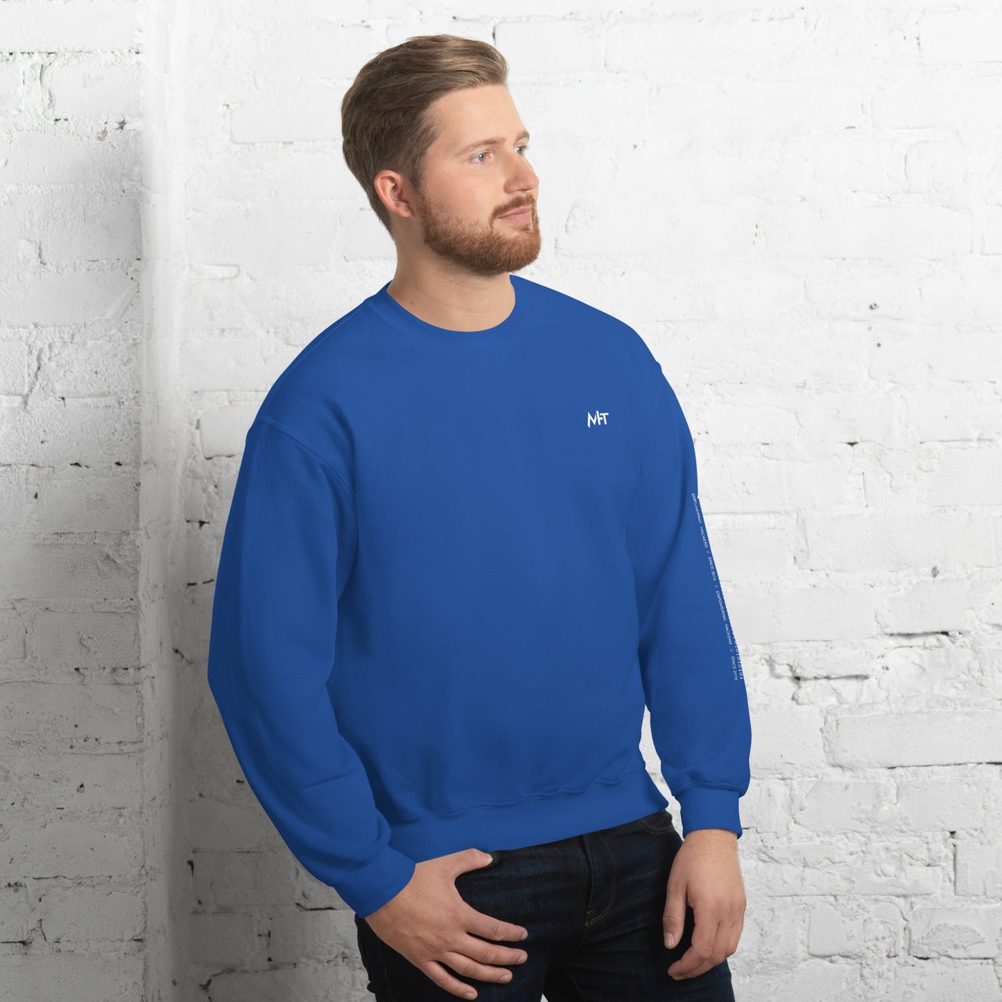Cyber Security Blue Team V13 - Unisex Sweatshirt ( Back Print ) by DarkByteGear