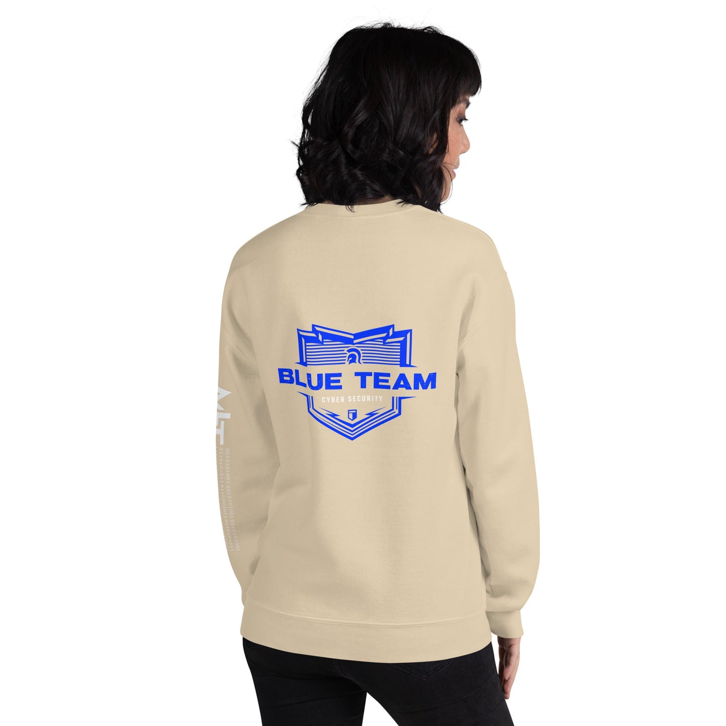 Cyber Security Blue Team V14 - Unisex Sweatshirt ( Back Print ) by DarkByteGear