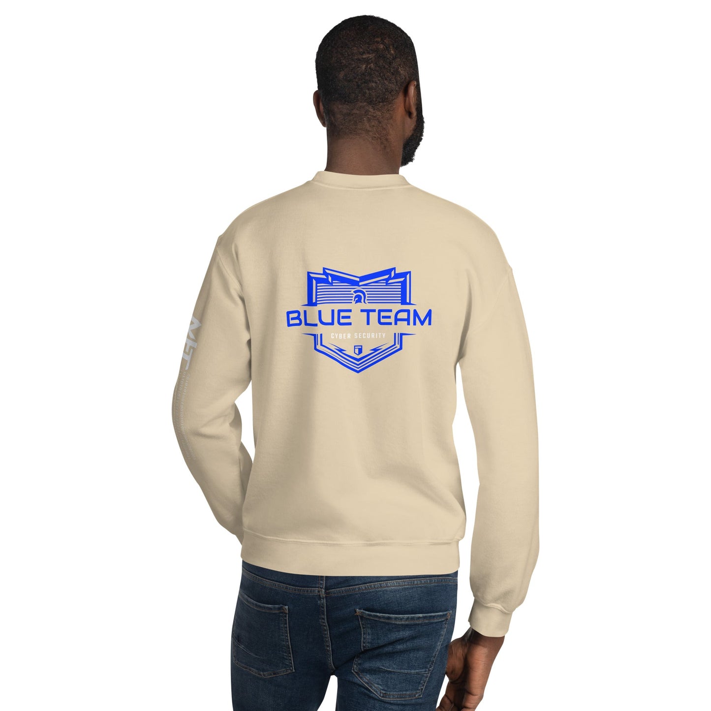Cyber Security Blue Team V17 - Unisex Sweatshirt ( Back Print ) by DarkByteGear