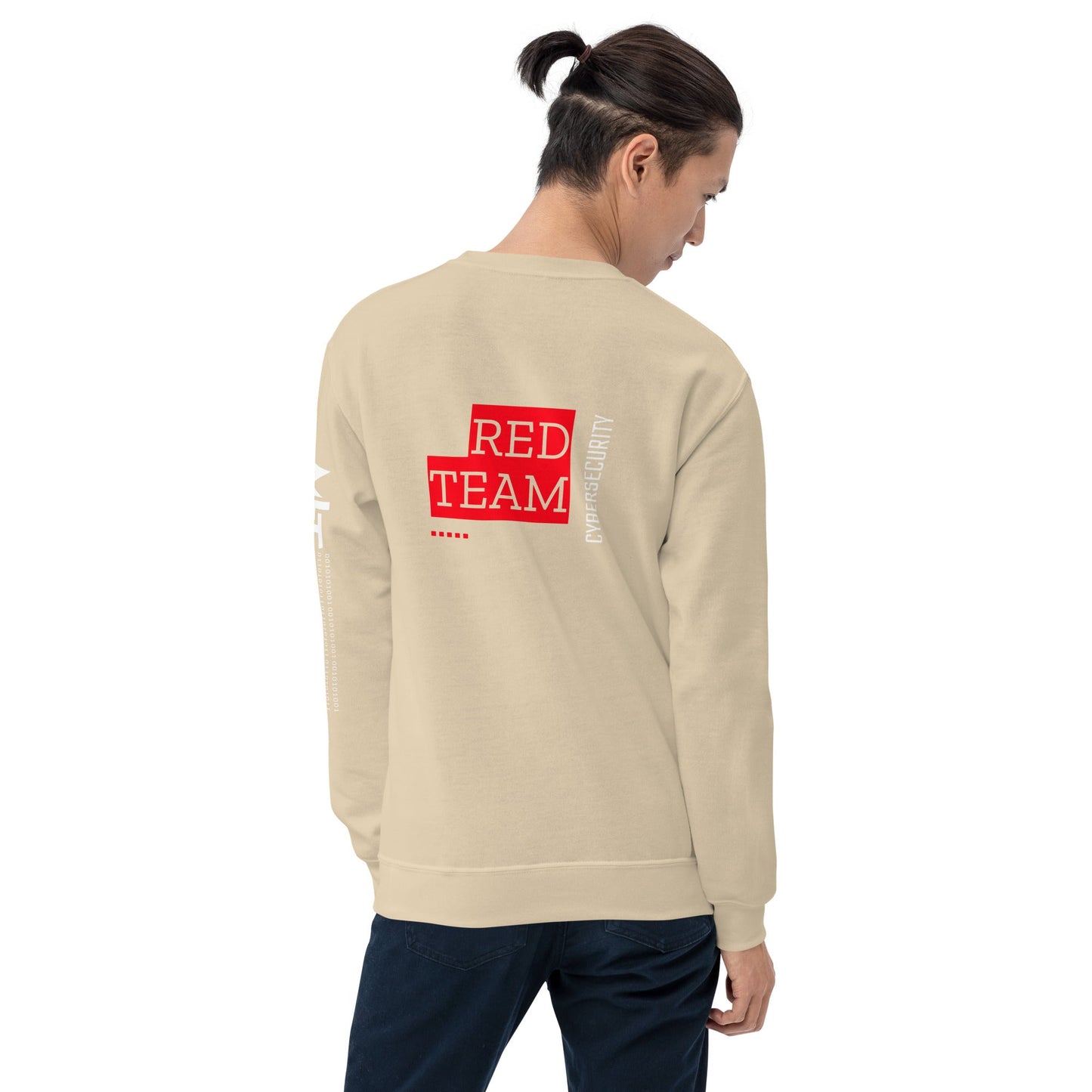 Cyber Security Red Team V13 - Unisex Sweatshirt ( Back Print ) by DarkByteGear