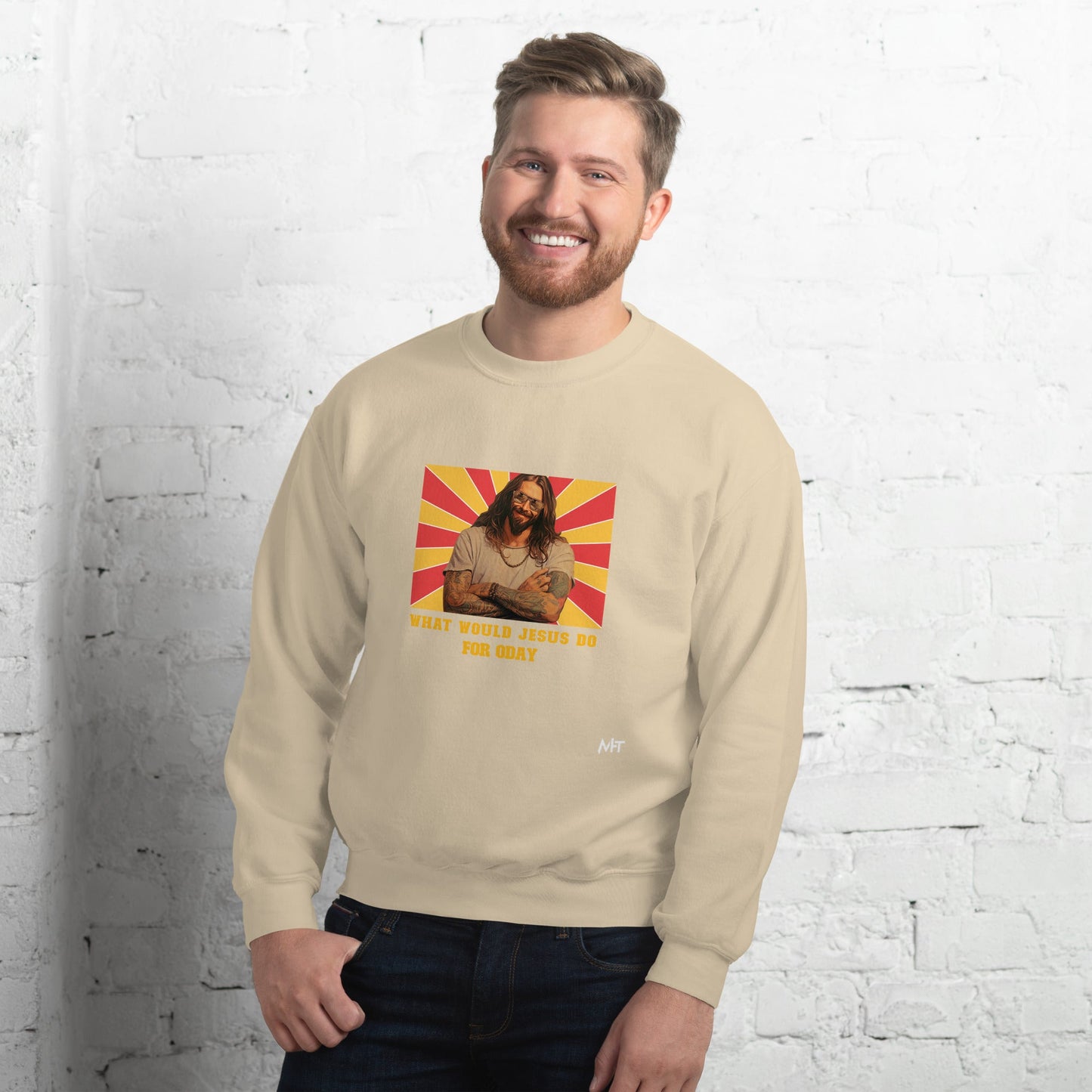 What would Jesus do for 0day v1 - Unisex Sweatshirt by DarkByteGear