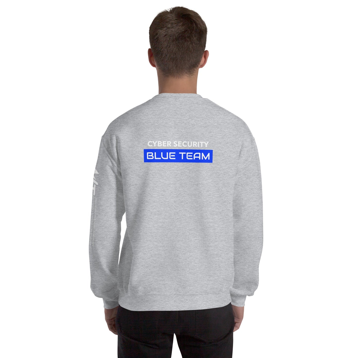 Cyber Security Blue Team V12 - Unisex Sweatshirt ( Back Print ) by DarkByteGear