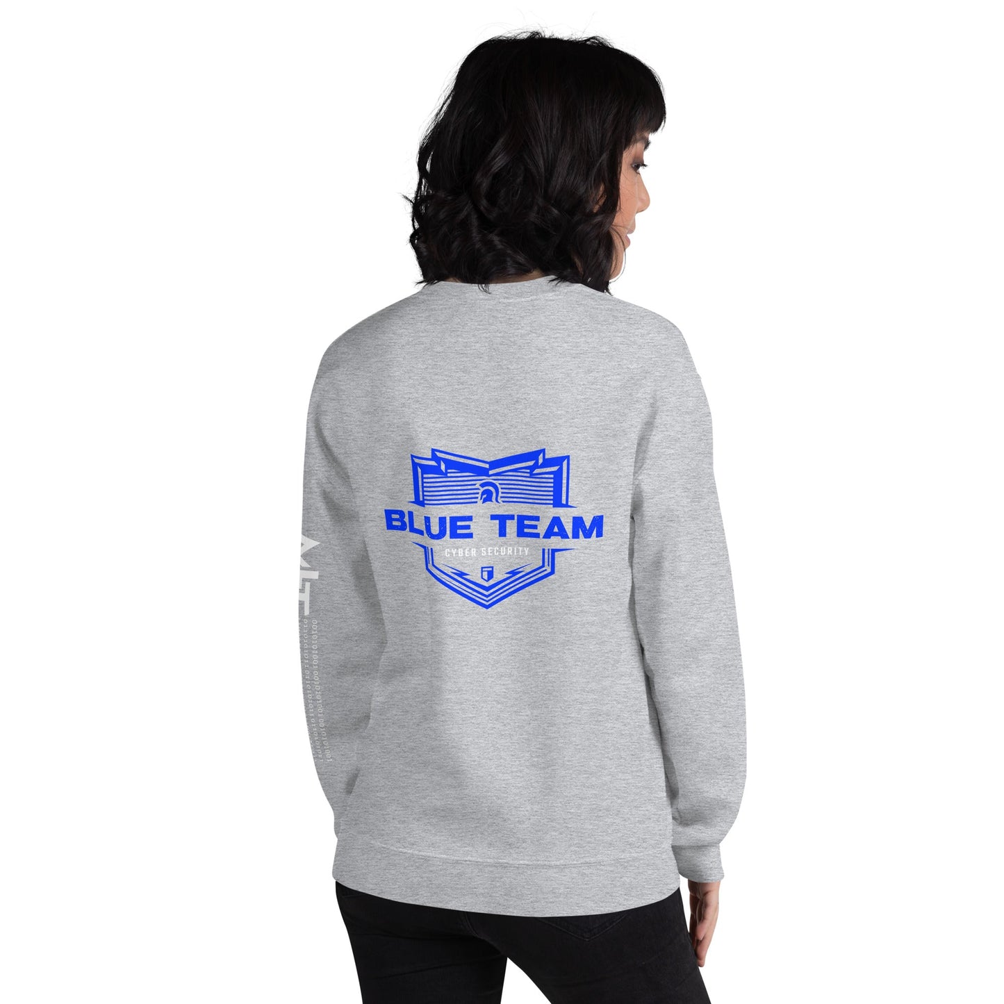 Cyber Security Blue Team V14 - Unisex Sweatshirt ( Back Print ) by DarkByteGear