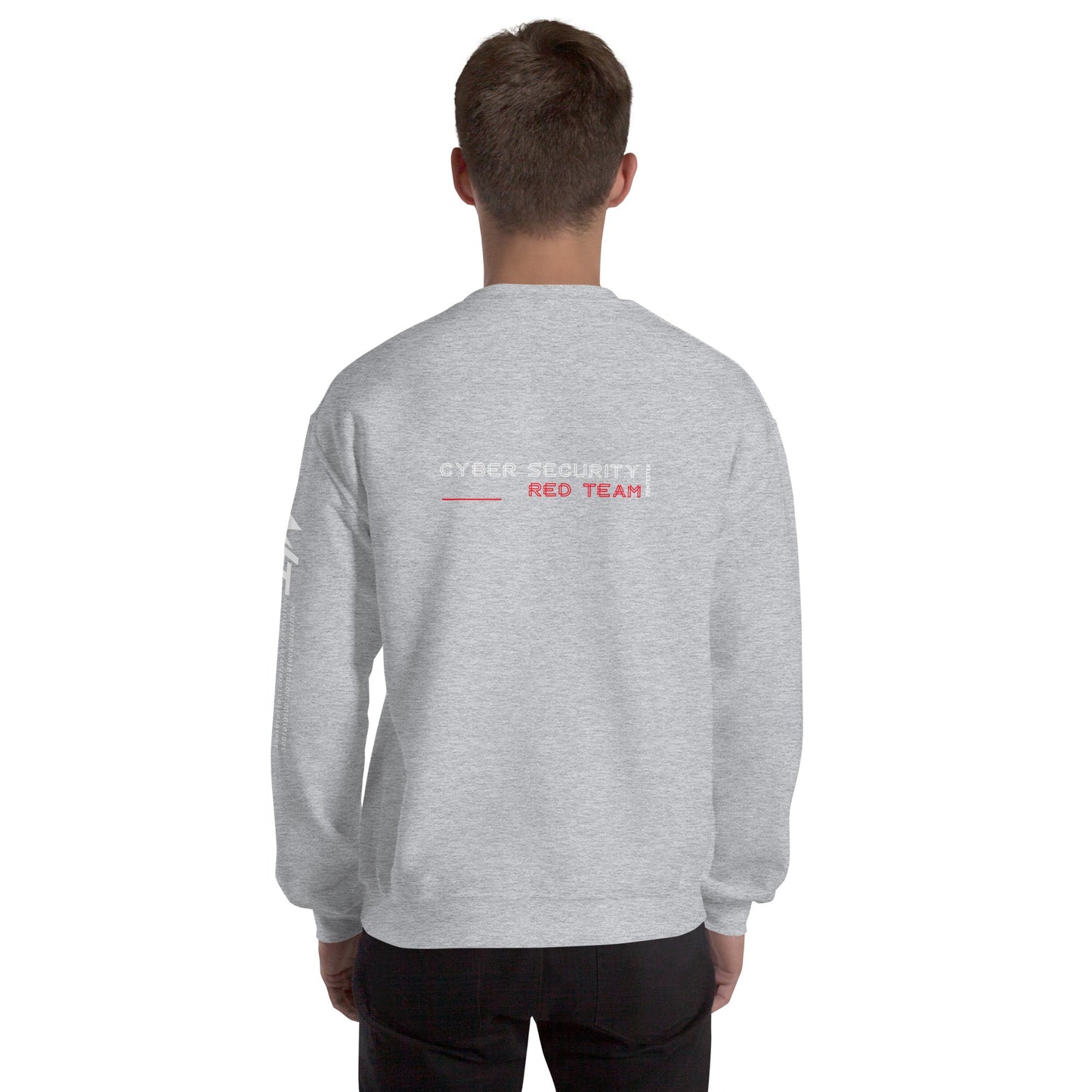 Cyber Security Red Team V2 - Unisex Sweatshirt ( Back Print ) by DarkByteGear