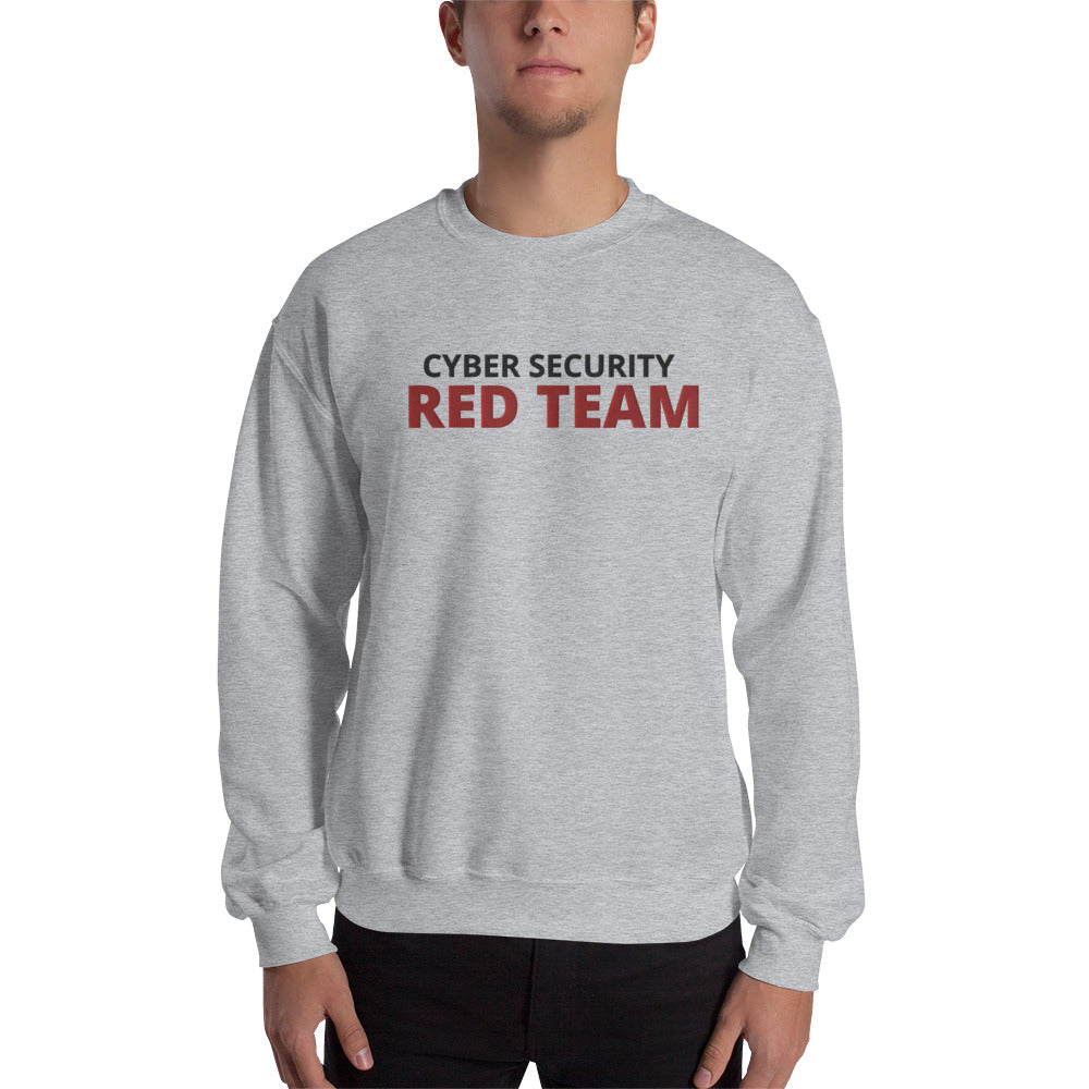 Cyber security Red Team - Unisex Sweatshirt (large embroidery) by DarkByteGear