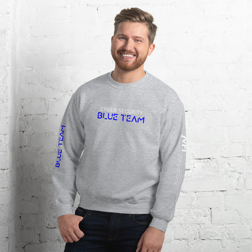 Cybersecurity Blue Team v4 - Unisex Sweatshirt by DarkByteGear