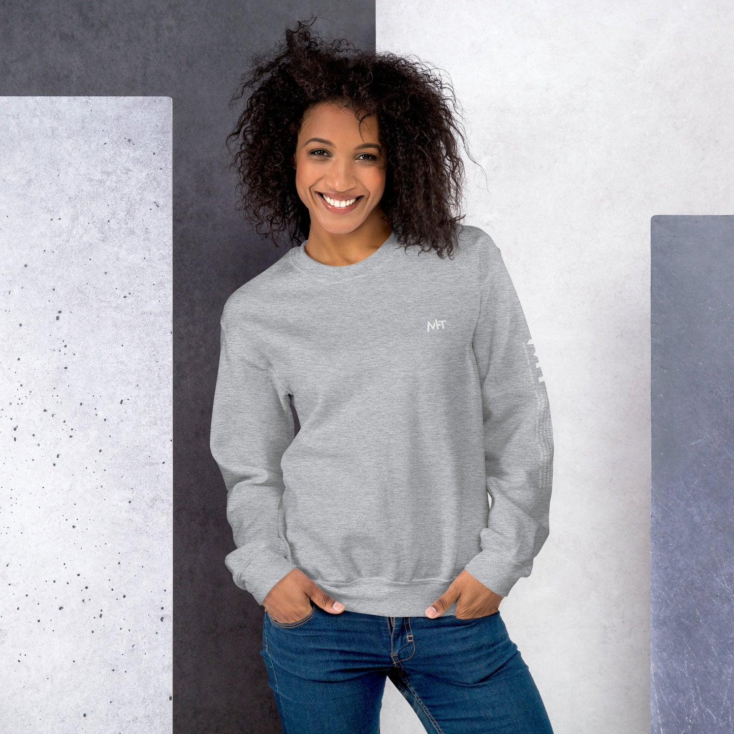 Cyber Security Blue Team V8 - Unisex Sweatshirt ( Back Print ) by DarkByteGear