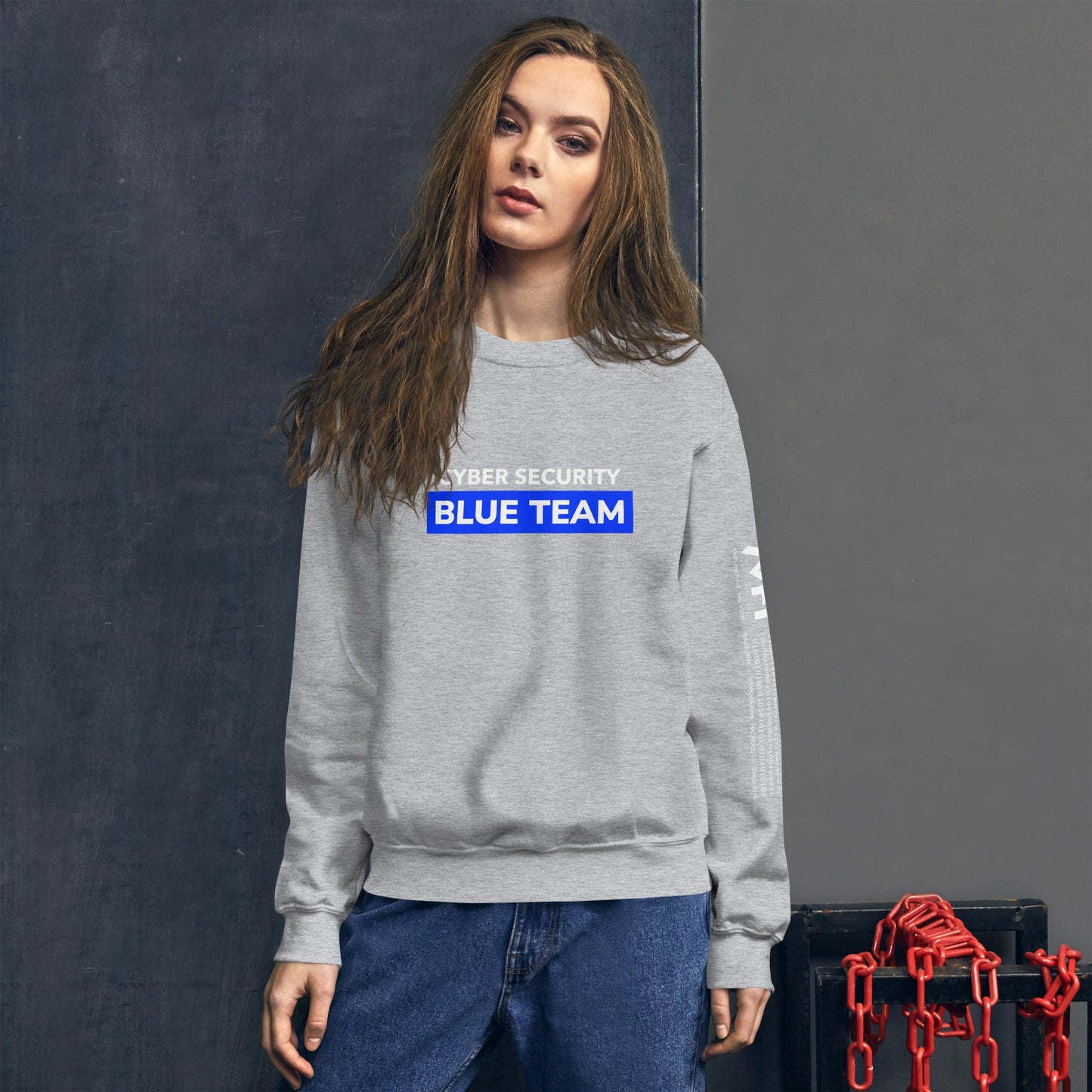 Cyber Security Blue Team V11 - Unisex Sweatshirt by DarkByteGear