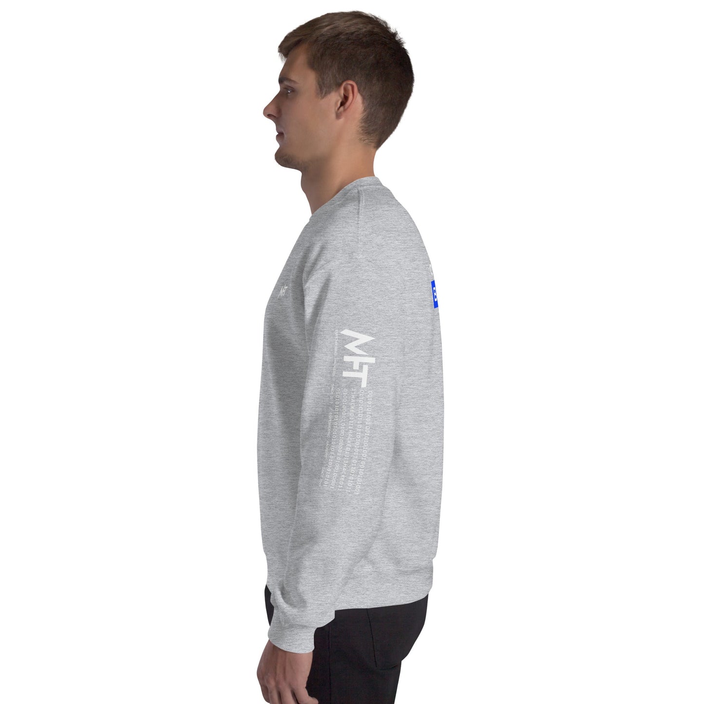 Cyber Security Blue Team V12 - Unisex Sweatshirt ( Back Print ) by DarkByteGear