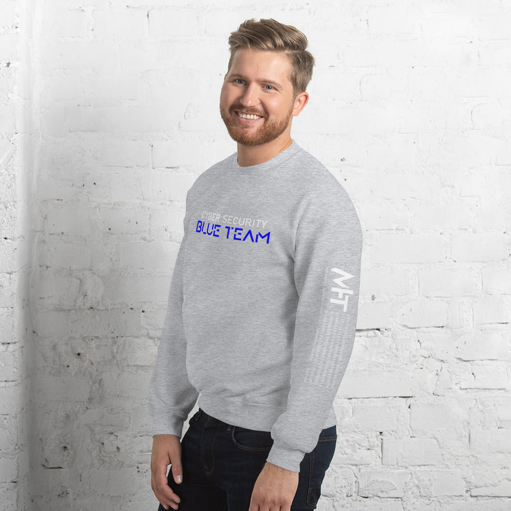 Cybersecurity Blue Team v4 - Unisex Sweatshirt by DarkByteGear