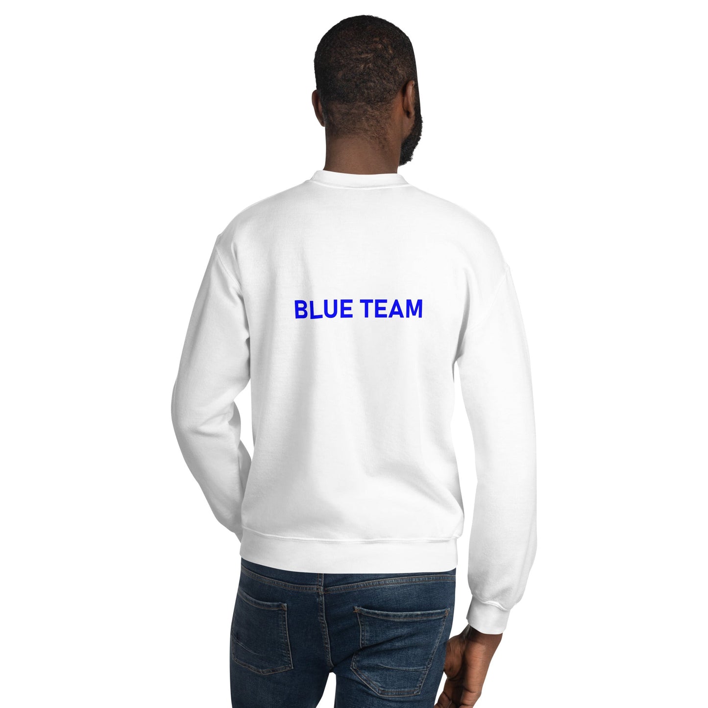 Cyber Security Blue team V4 - Unisex Sweatshirt ( Back Print ) by DarkByteGear