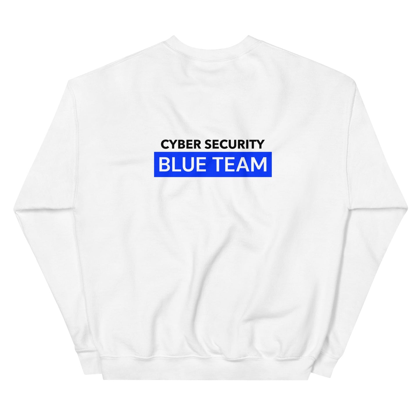 Cyber Security Blue Team V7 - Unisex Sweatshirt ( Back Print ) by DarkByteGear
