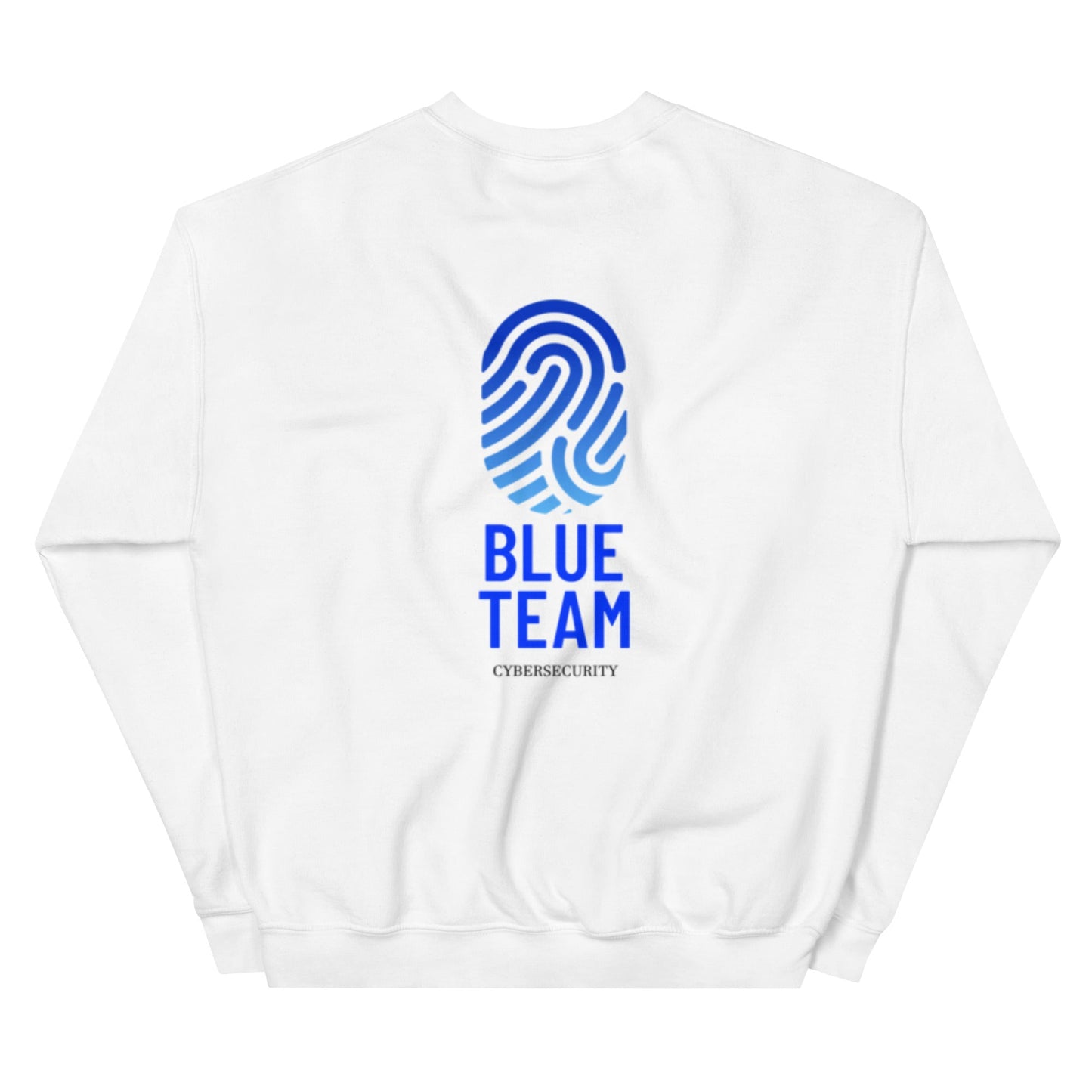 Cyber Security Blue Team v2 - Unisex Sweatshirt ( Back Print ) by DarkByteGear