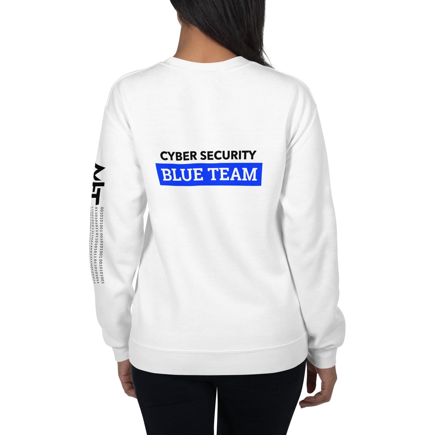 Cyber Security Blue Team V6 - Unisex Sweatshirt ( Back Print ) by DarkByteGear