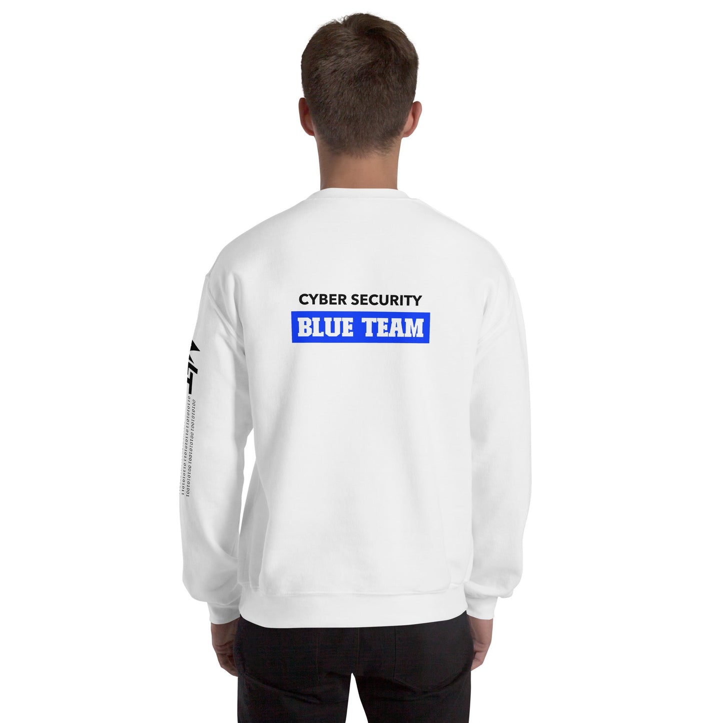 Cyber Security Blue Team V10 - Unisex Sweatshirt ( Back Print ) by DarkByteGear