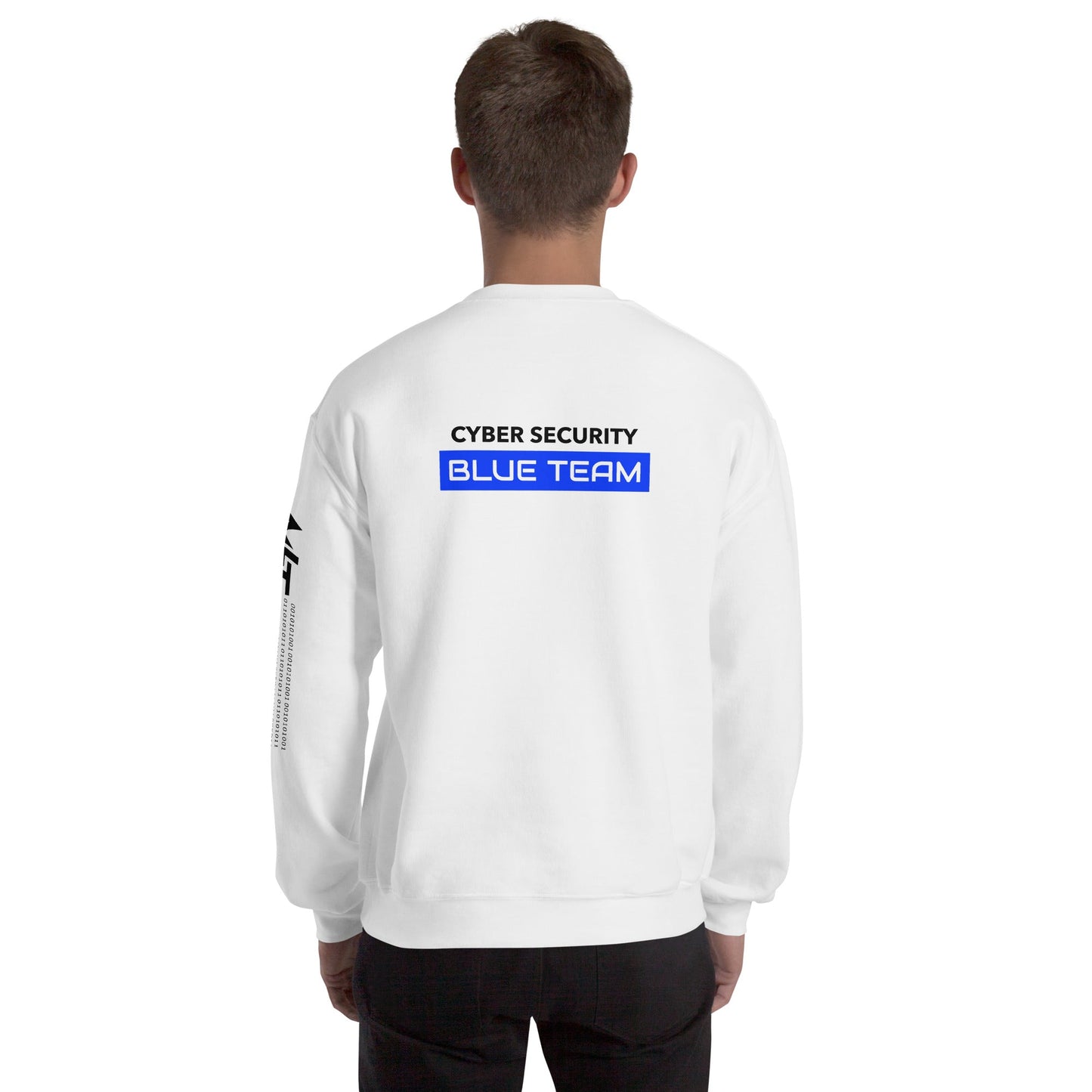 Cyber Security Blue Team V12 - Unisex Sweatshirt ( Back Print ) by DarkByteGear