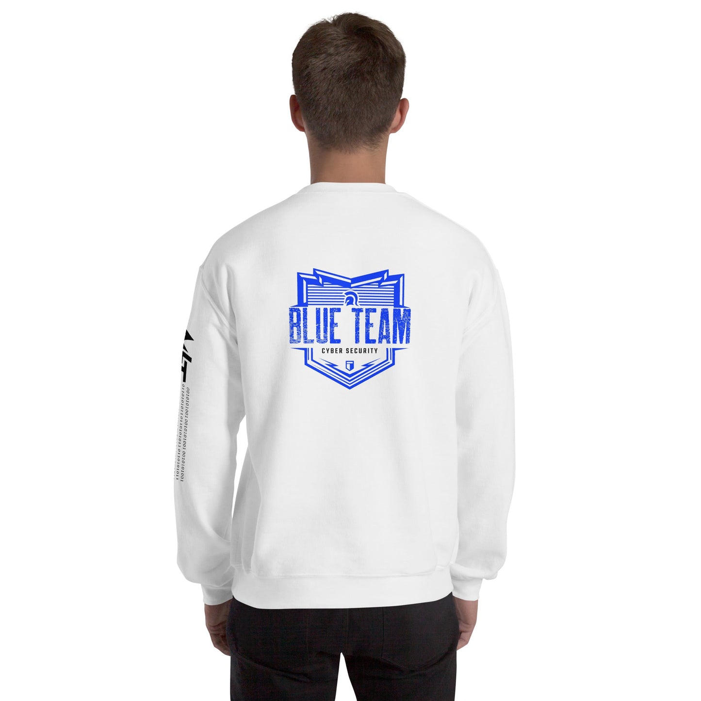 Cyber Security Blue Team V13 - Unisex Sweatshirt ( Back Print ) by DarkByteGear