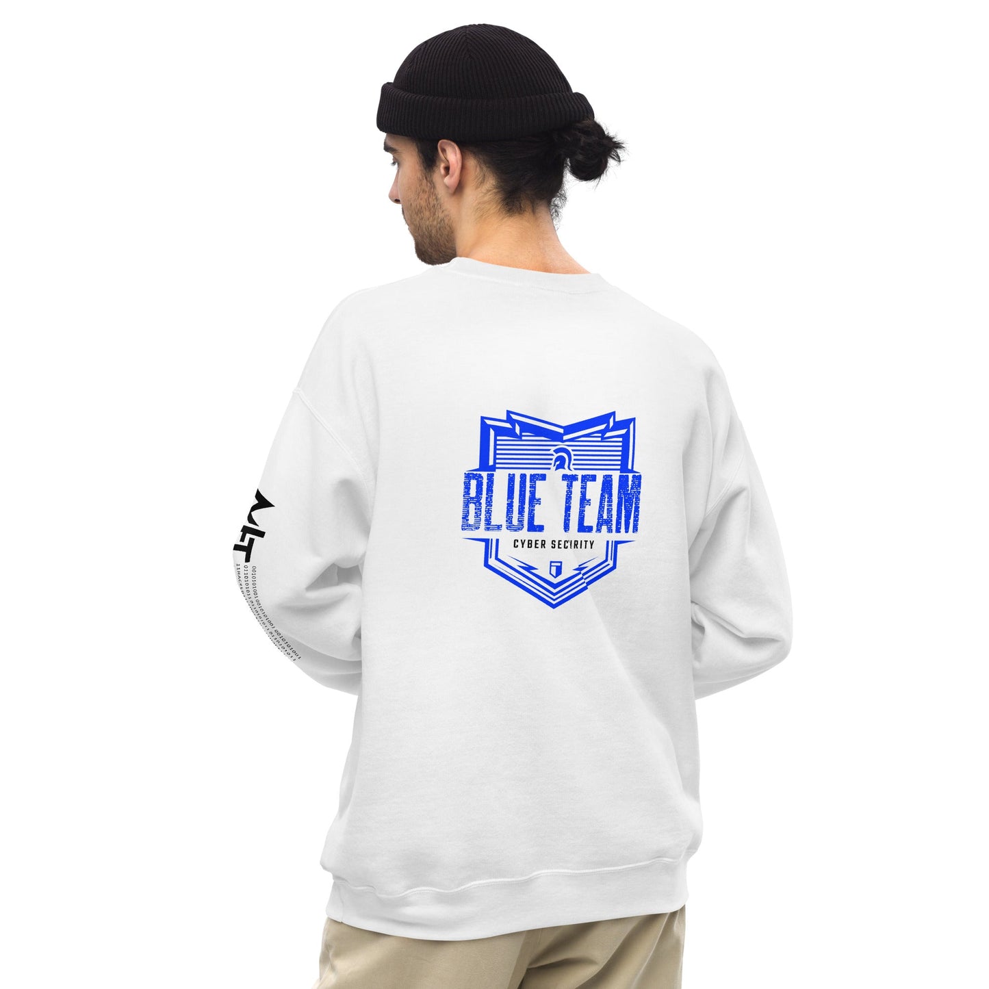 Cyber Security Blue Team V13 - Unisex Sweatshirt ( Back Print ) by DarkByteGear