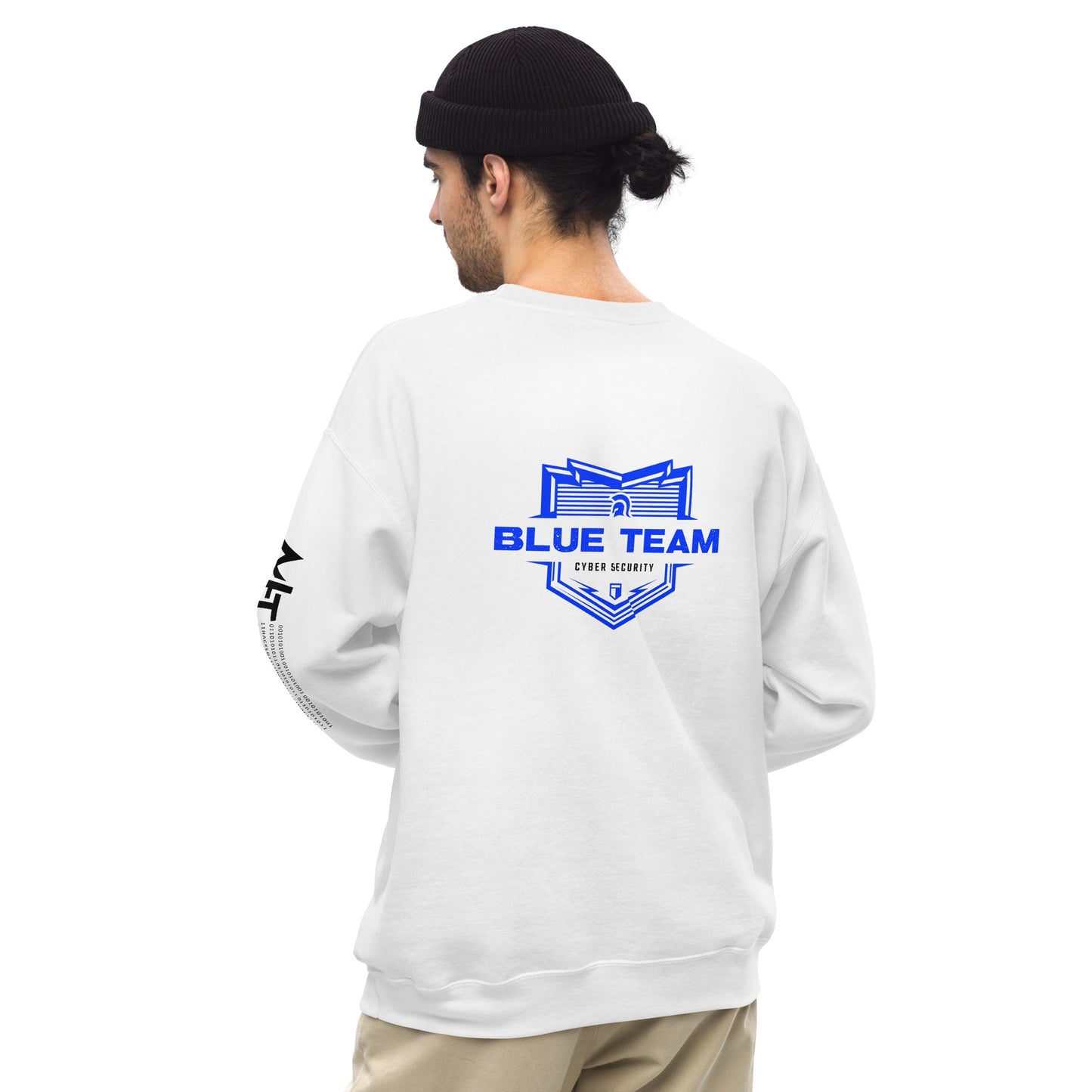 Cyber Security Blue Team V14 - Unisex Sweatshirt ( Back Print ) by DarkByteGear