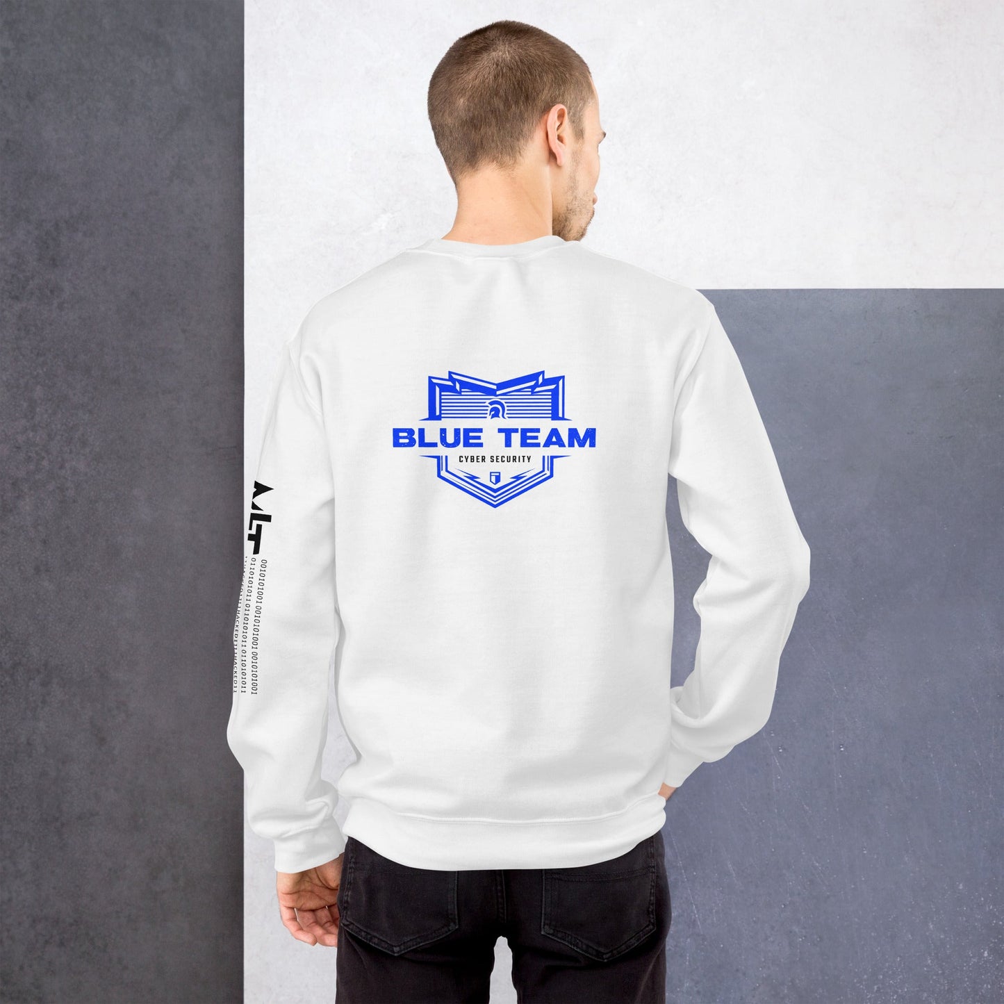 Cyber Security Blue Team V14 - Unisex Sweatshirt ( Back Print ) by DarkByteGear