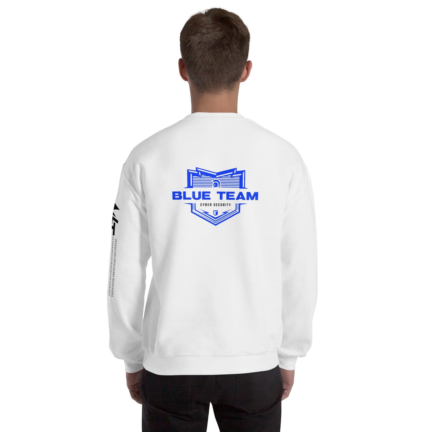 Cyber Security Blue Team V14 - Unisex Sweatshirt ( Back Print ) by DarkByteGear