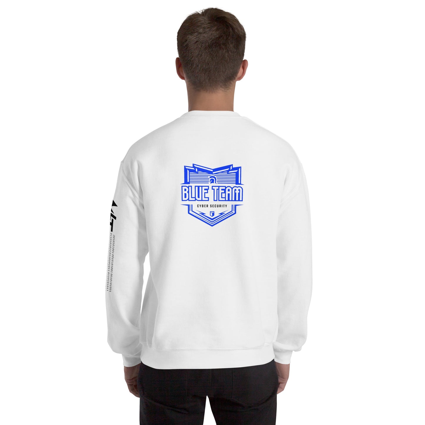 Cyber Security Blue Team V15 - Unisex Sweatshirt ( Back Print ) by DarkByteGear