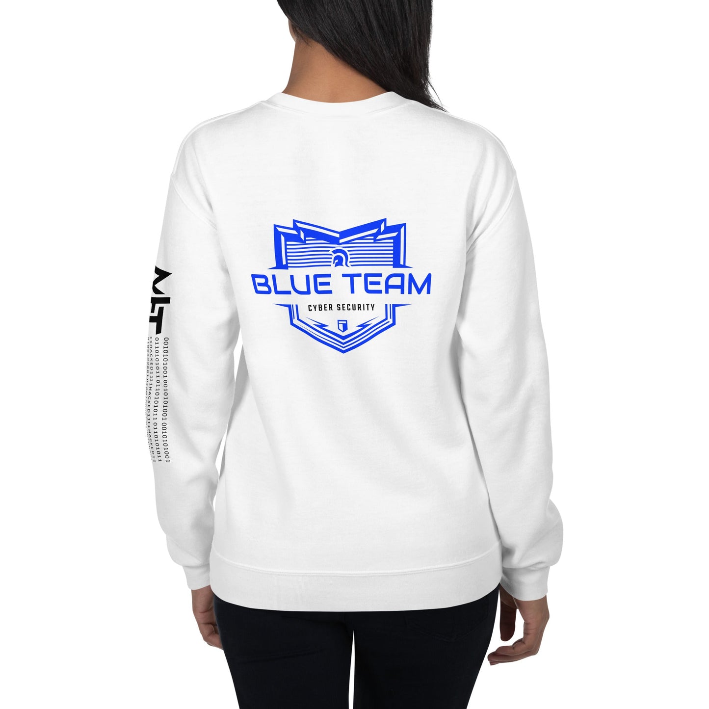 Cyber Security Blue Team V17 - Unisex Sweatshirt ( Back Print ) by DarkByteGear