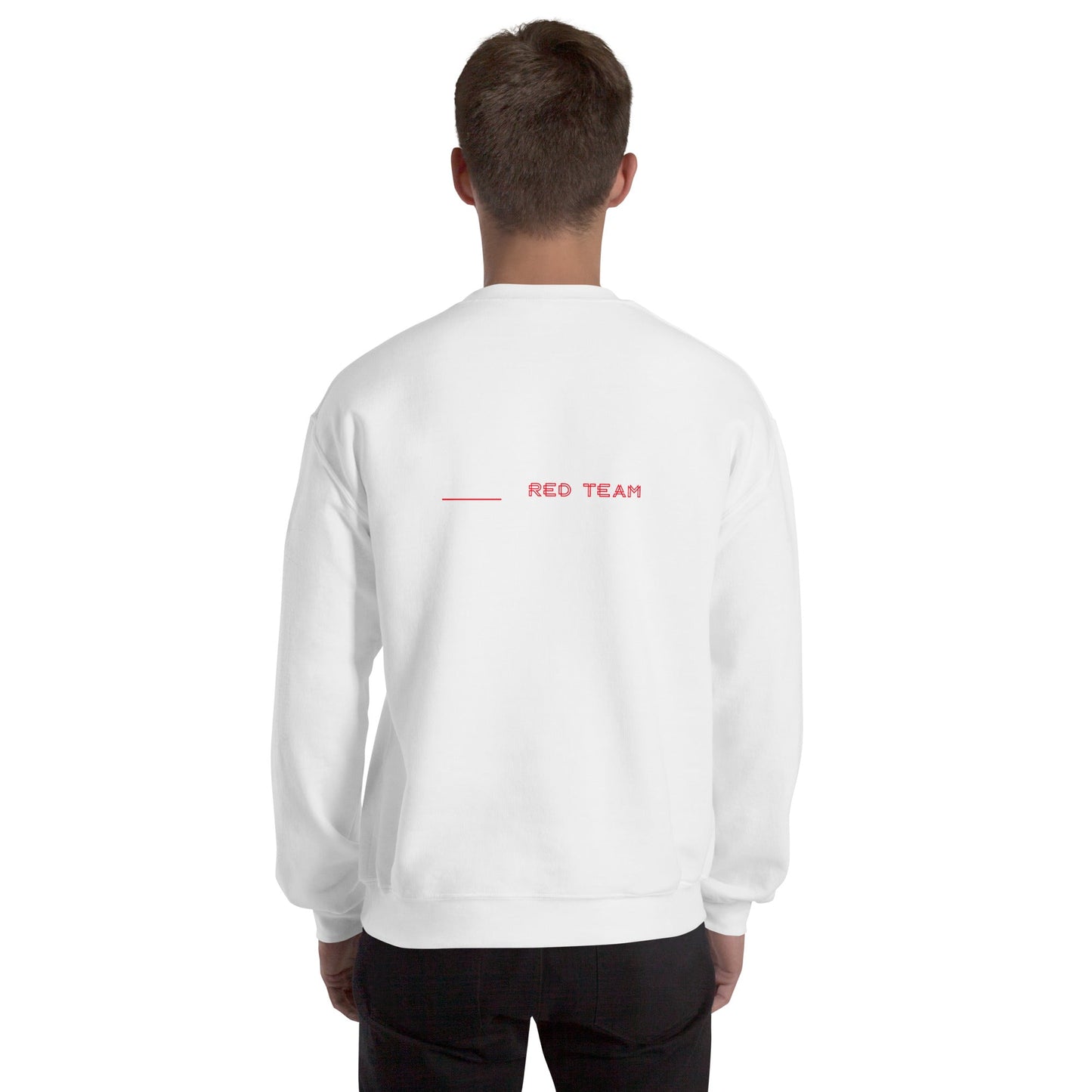 Cyber Security Red Team V2 - Unisex Sweatshirt ( Back Print ) by DarkByteGear