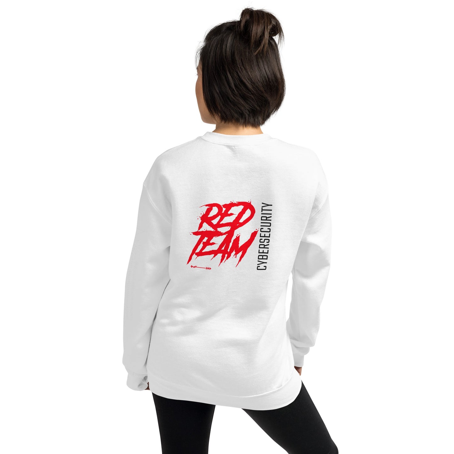 Cyber Security Red Team V6 - Unisex Sweatshirt ( Back Print ) by DarkByteGear