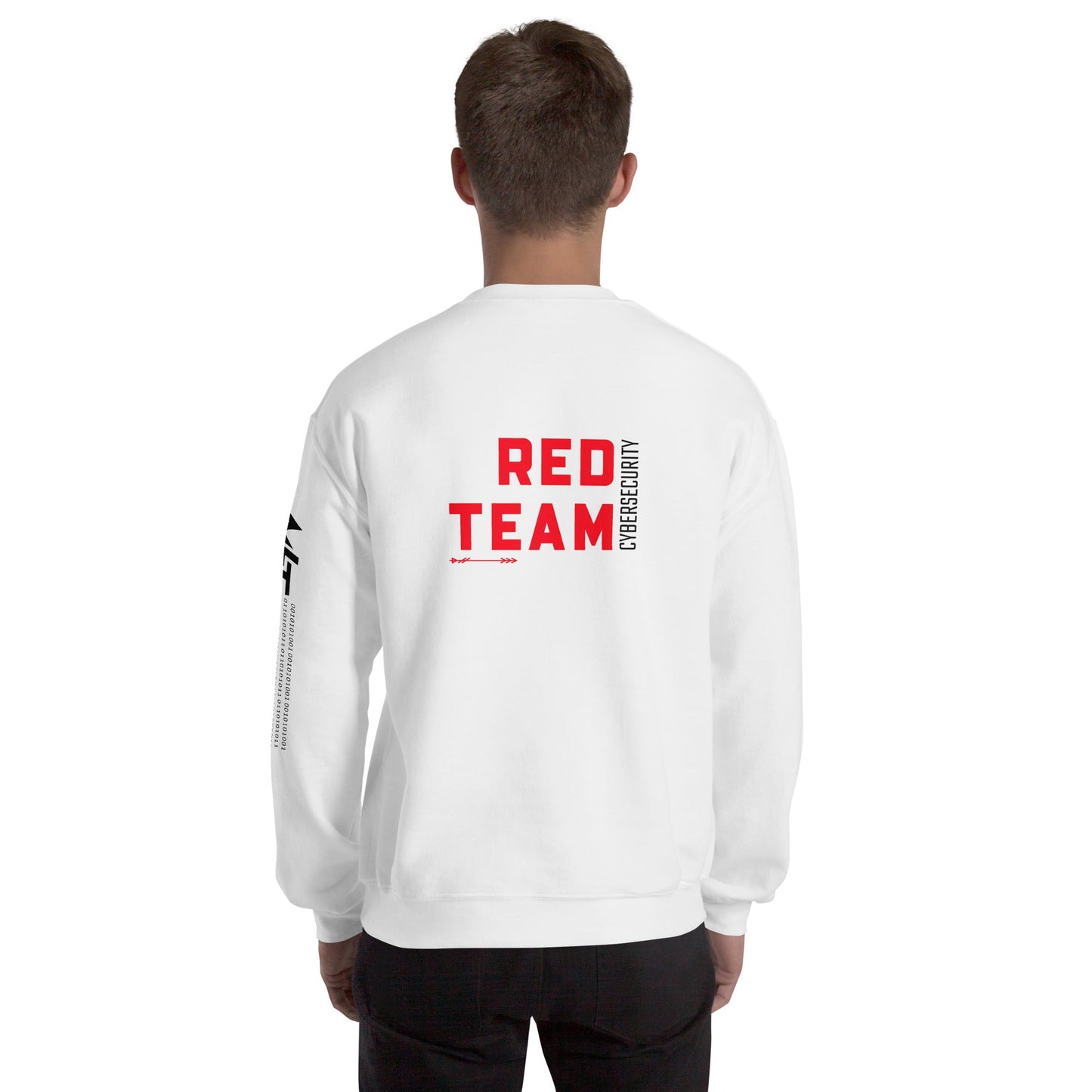 Cyber Security Red Team V7 - Unisex Sweatshirt ( Back Print ) by DarkByteGear