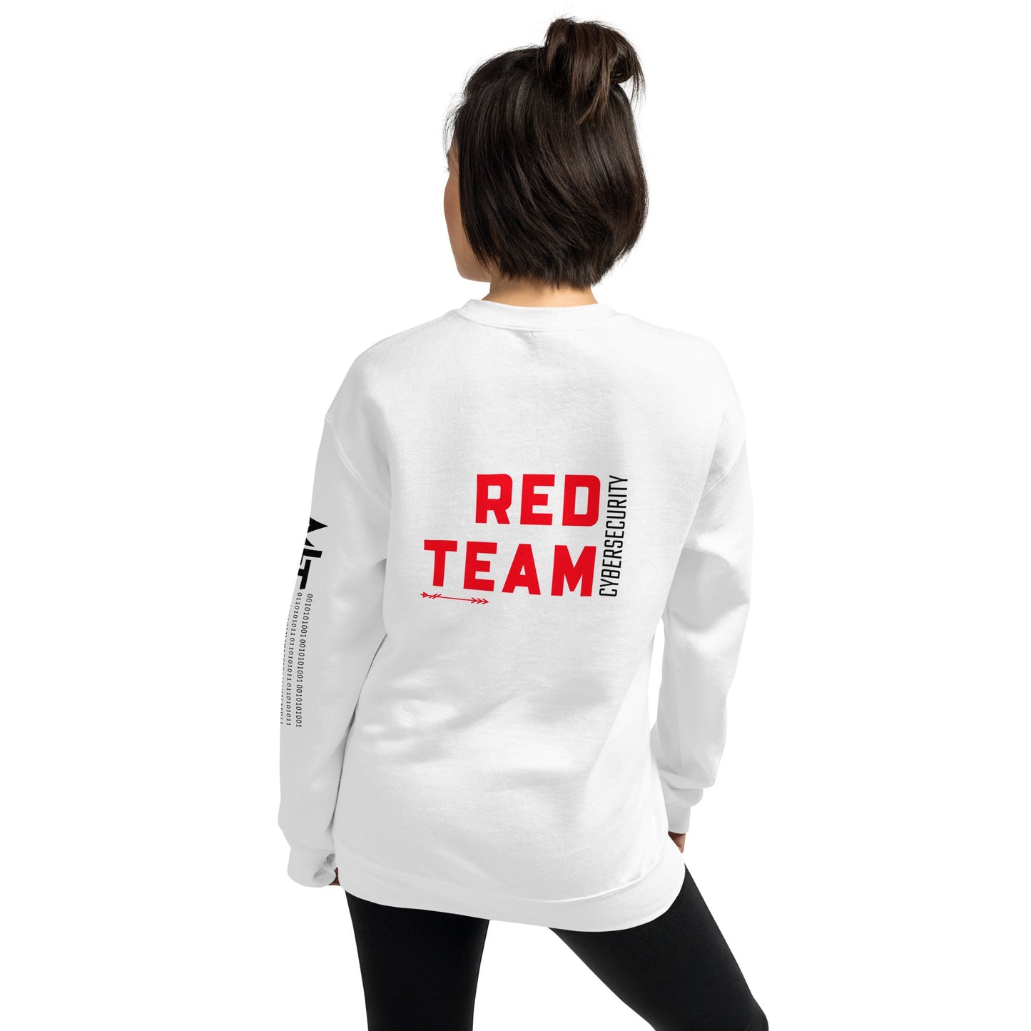 Cyber Security Red Team V7 - Unisex Sweatshirt ( Back Print ) by DarkByteGear