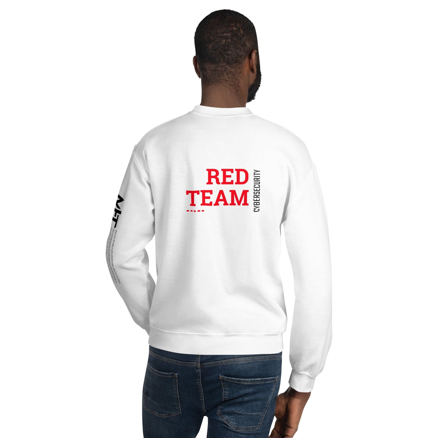 Cyber Security Red Team V12 - Unisex Sweatshirt ( Back Print ) by DarkByteGear