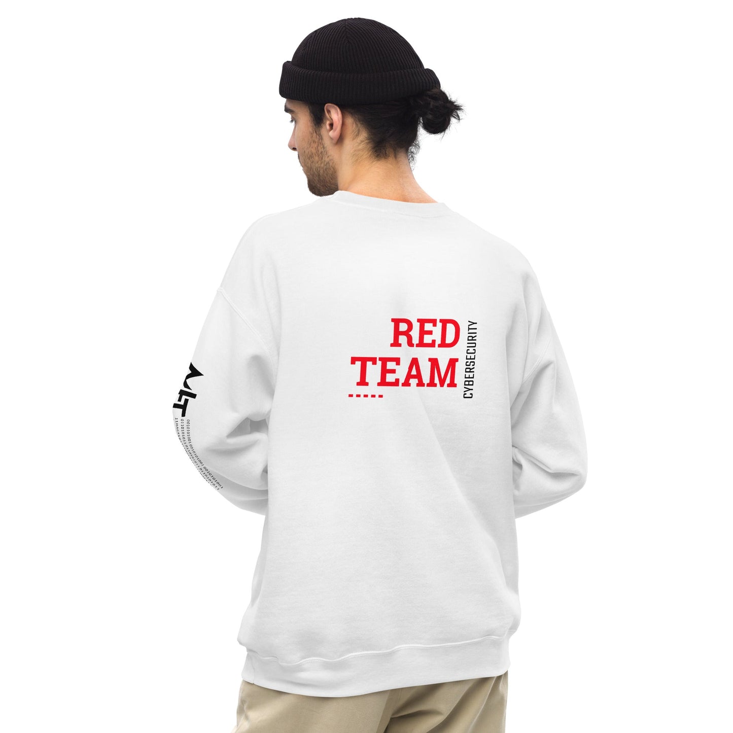 Cyber Security Red Team V12 - Unisex Sweatshirt ( Back Print ) by DarkByteGear