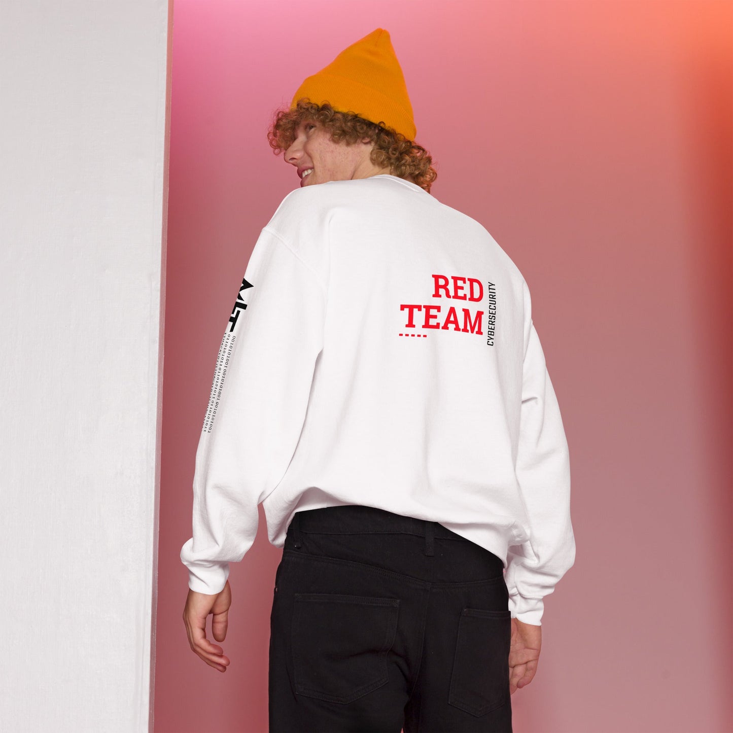Cyber Security Red Team V12 - Unisex Sweatshirt ( Back Print ) by DarkByteGear