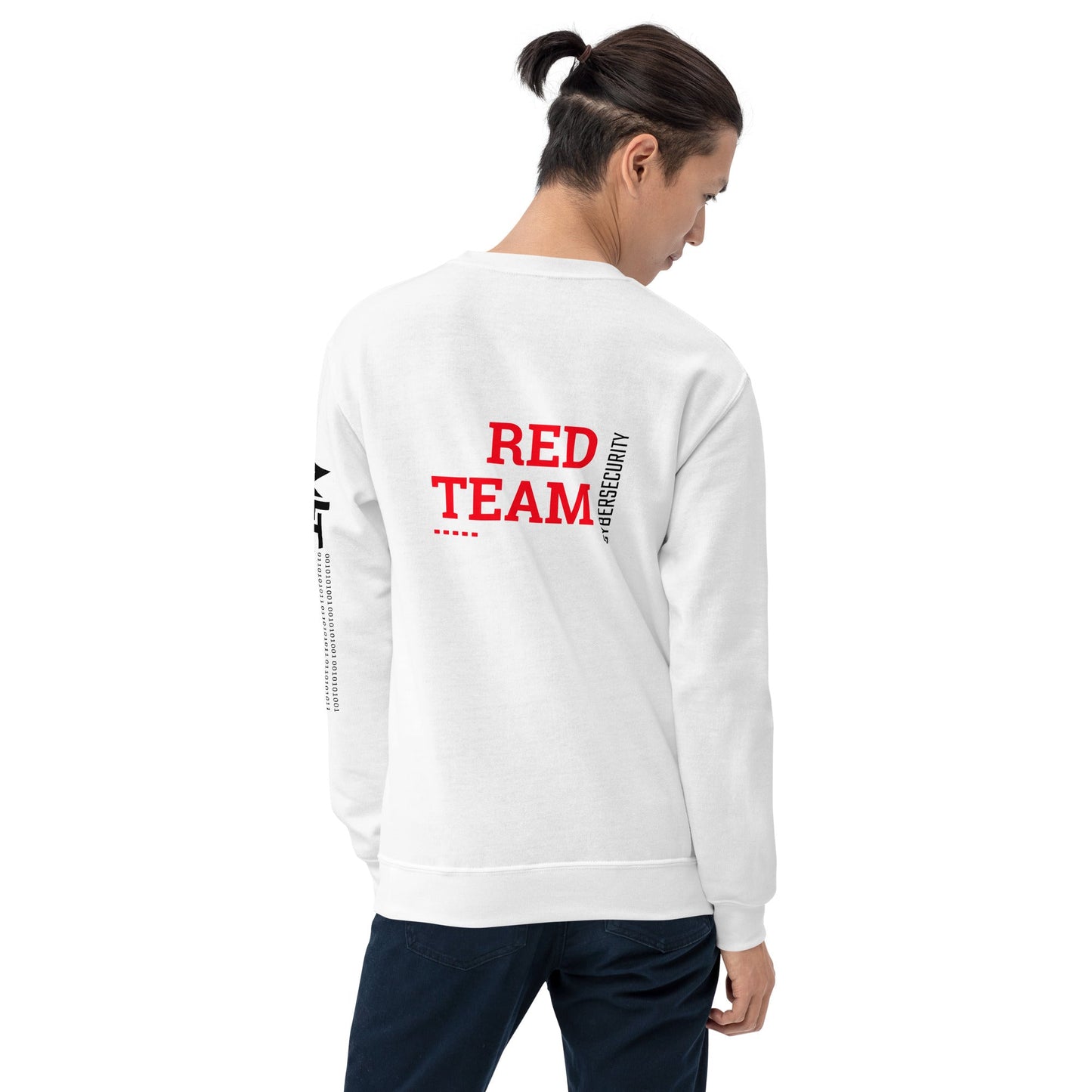 Cyber Security Red Team V12 - Unisex Sweatshirt ( Back Print ) by DarkByteGear