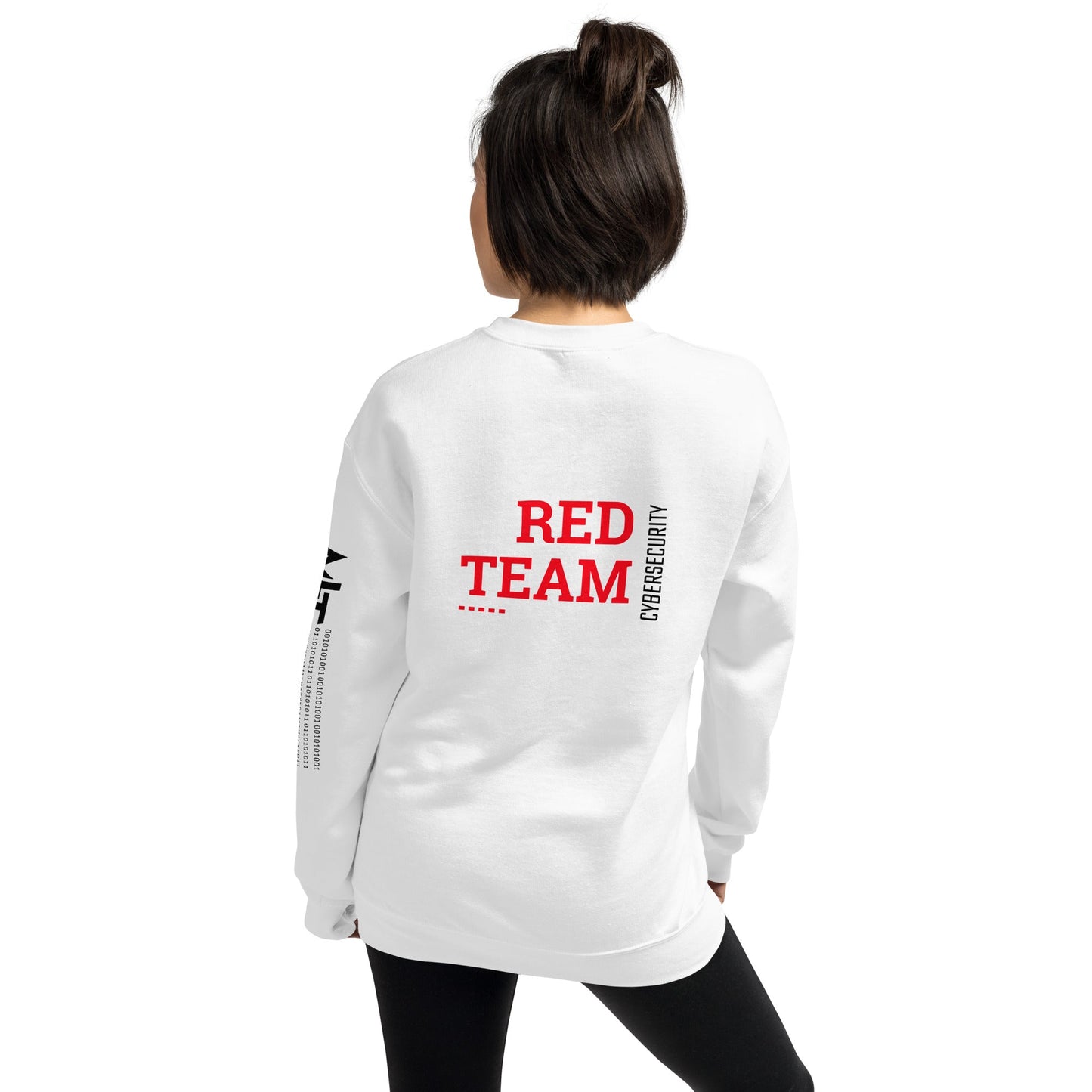 Cyber Security Red Team V12 - Unisex Sweatshirt ( Back Print ) by DarkByteGear