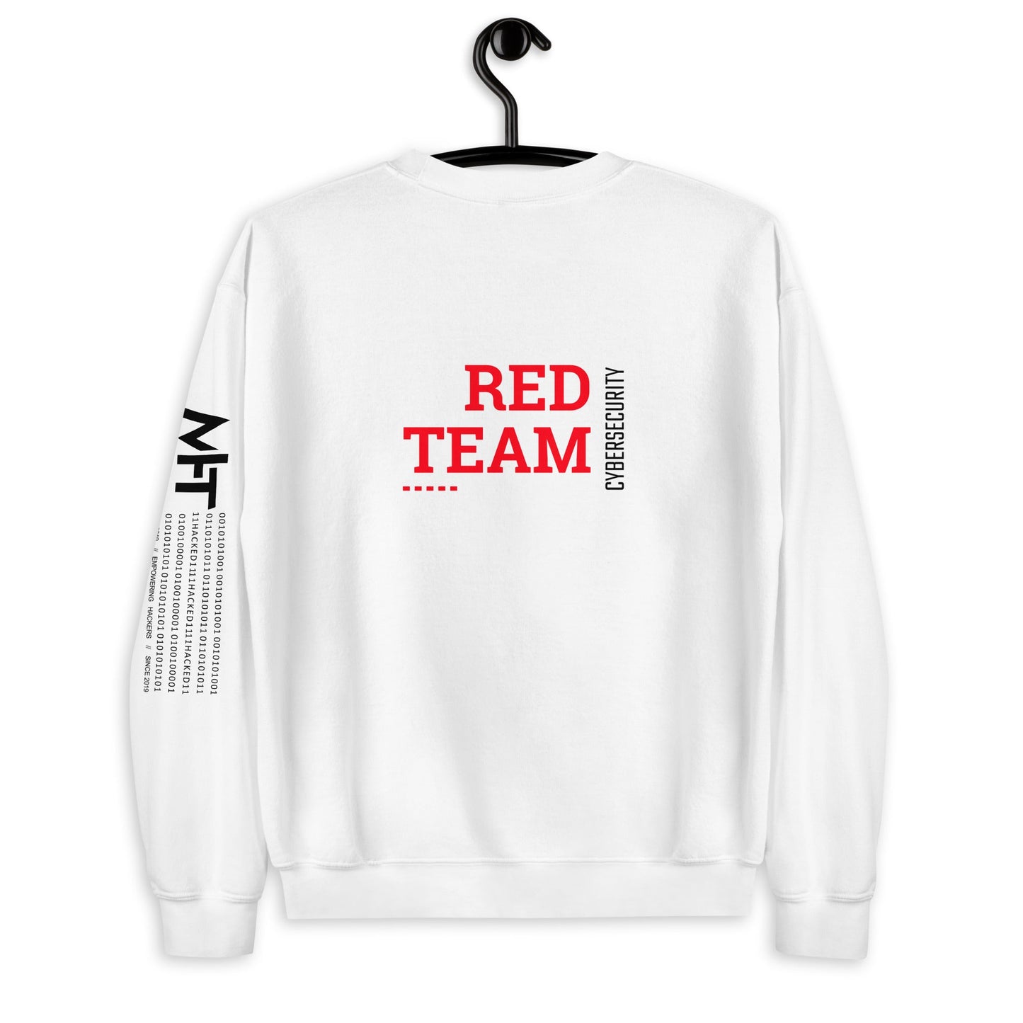 Cyber Security Red Team V12 - Unisex Sweatshirt ( Back Print ) by DarkByteGear
