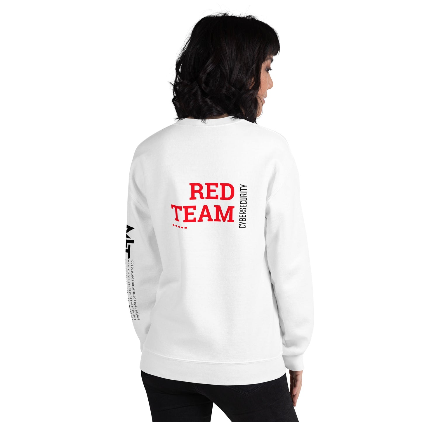 Cyber Security Red Team V12 - Unisex Sweatshirt ( Back Print ) by DarkByteGear