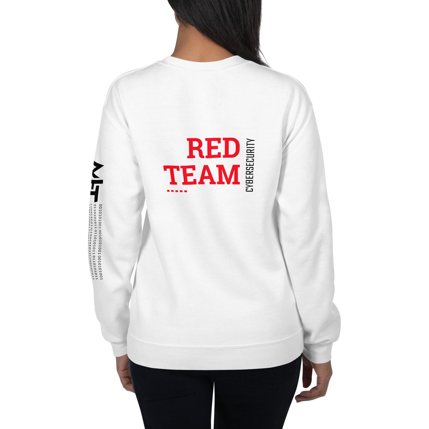 Cyber Security Red Team V12 - Unisex Sweatshirt ( Back Print ) by DarkByteGear