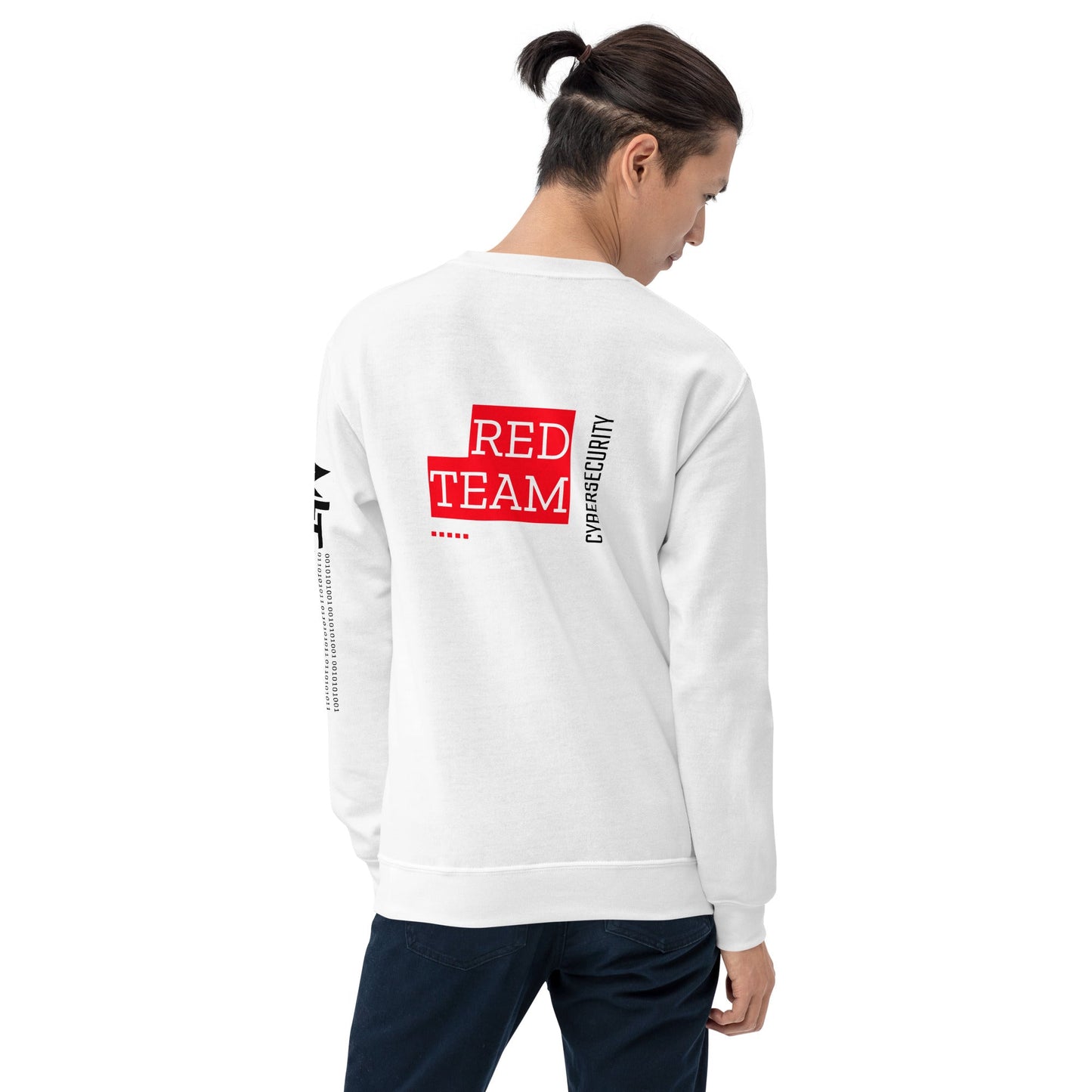 Cyber Security Red Team V13 - Unisex Sweatshirt ( Back Print ) by DarkByteGear