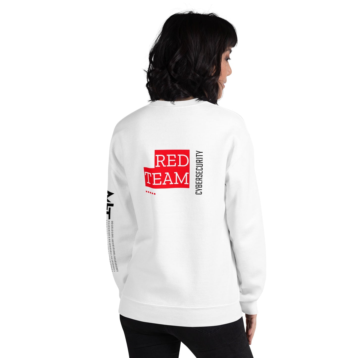 Cyber Security Red Team V13 - Unisex Sweatshirt ( Back Print ) by DarkByteGear